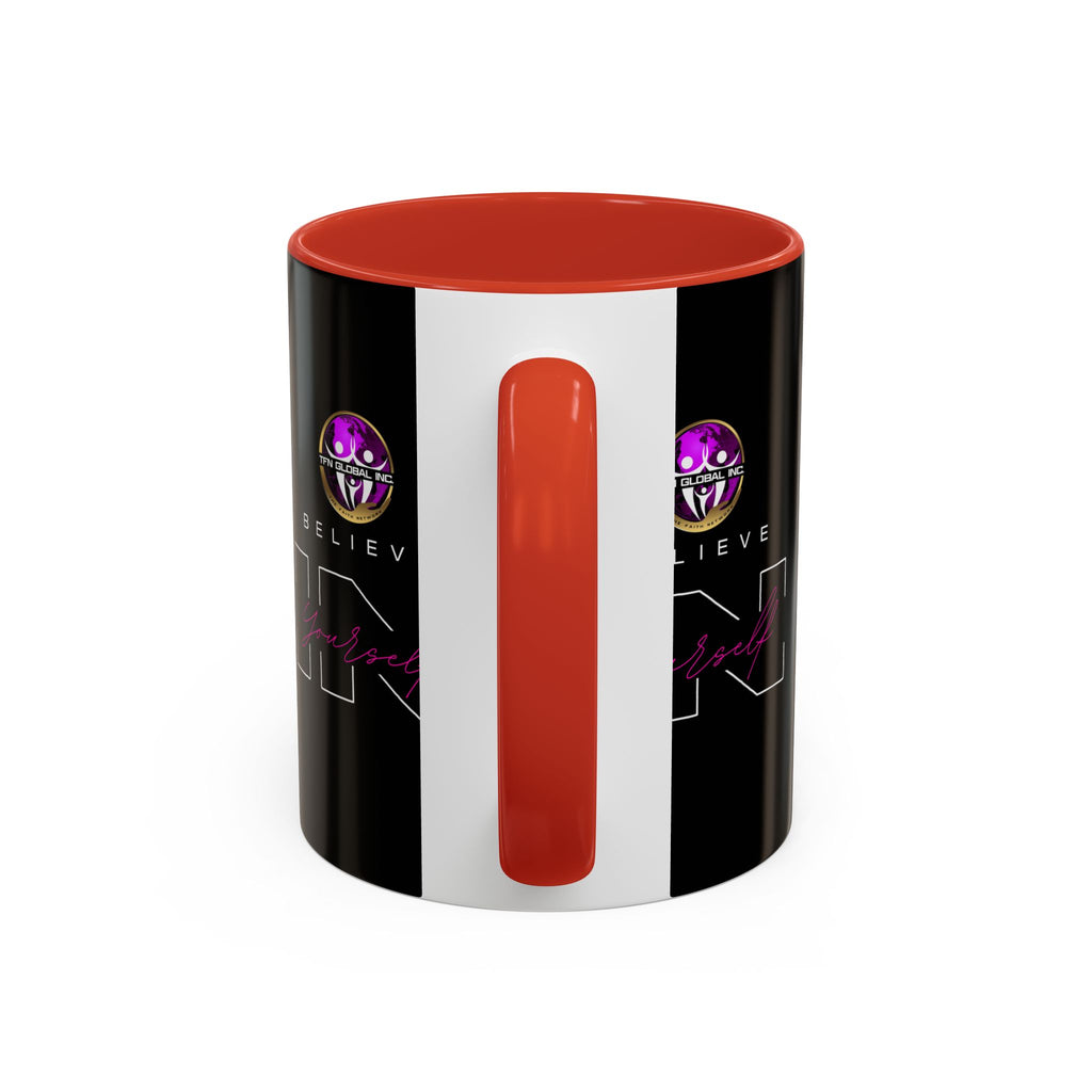 Believe in Yourself Accent Coffee Mug - 11oz I 15oz Accent Mug: Believe in Yourself Motivation I Empowering Believe in Yourself Motivation I Empowering Believe in Yourself Coffee Mug - 11oz I 15oz Accent Mug with Inspirational "Believe in Yourself" Print