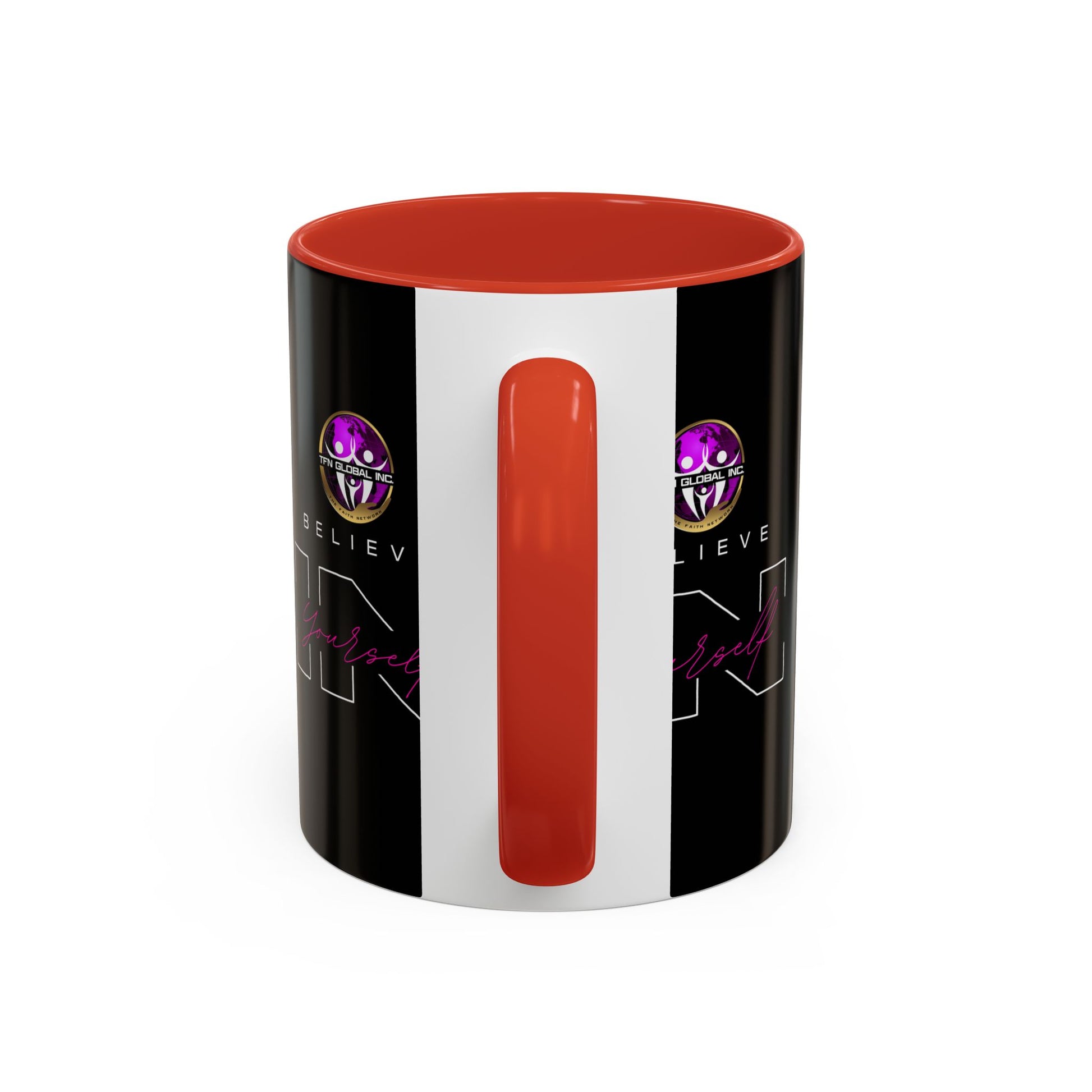 Believe in Yourself Accent Coffee Mug - 11oz I 15oz Accent Mug: Believe in Yourself Motivation I Empowering Believe in Yourself Motivation I Empowering Believe in Yourself Coffee Mug - 11oz I 15oz Accent Mug with Inspirational "Believe in Yourself" Print