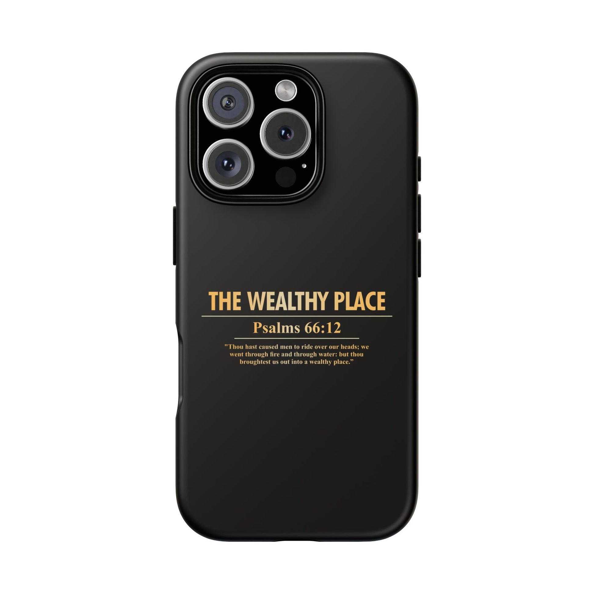 Phone Case — "The Wealthy Place" Minimalist Protective Tough Case