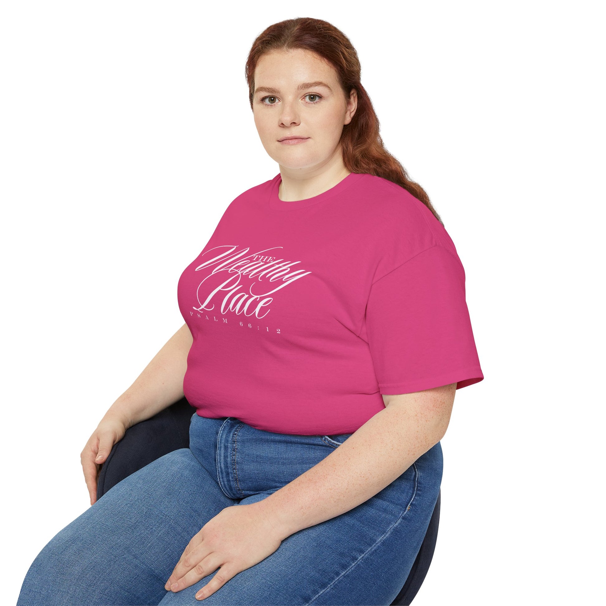 The Wealthy Place Tee — "From Pressure to Promise" Inspirational Christian T-Shirt