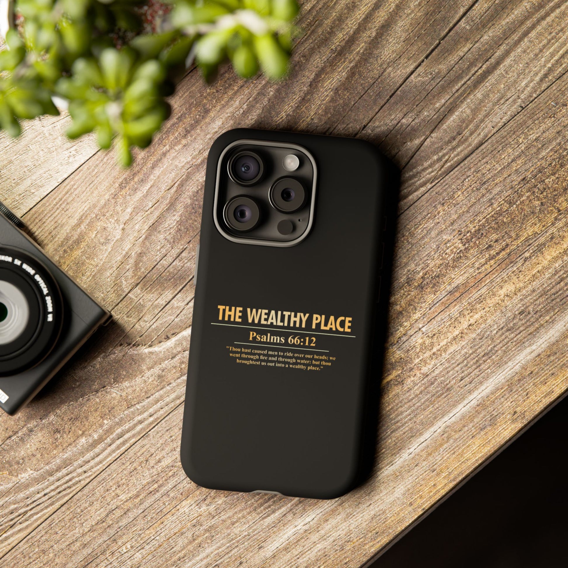 Phone Case — "The Wealthy Place" Minimalist Protective Tough Case