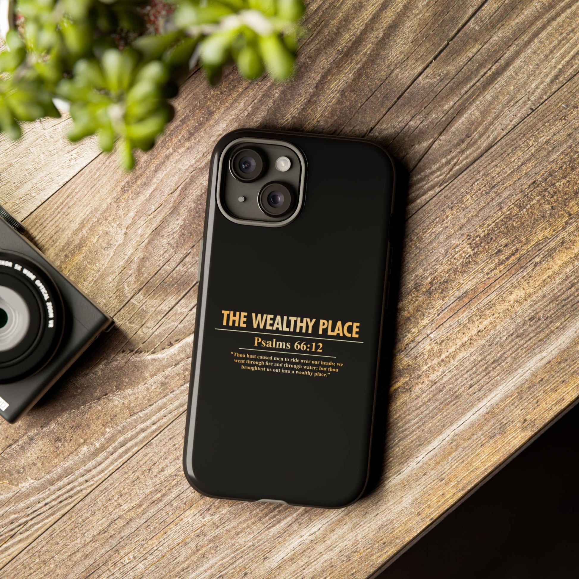 Phone Case — "The Wealthy Place" Minimalist Protective Tough Case