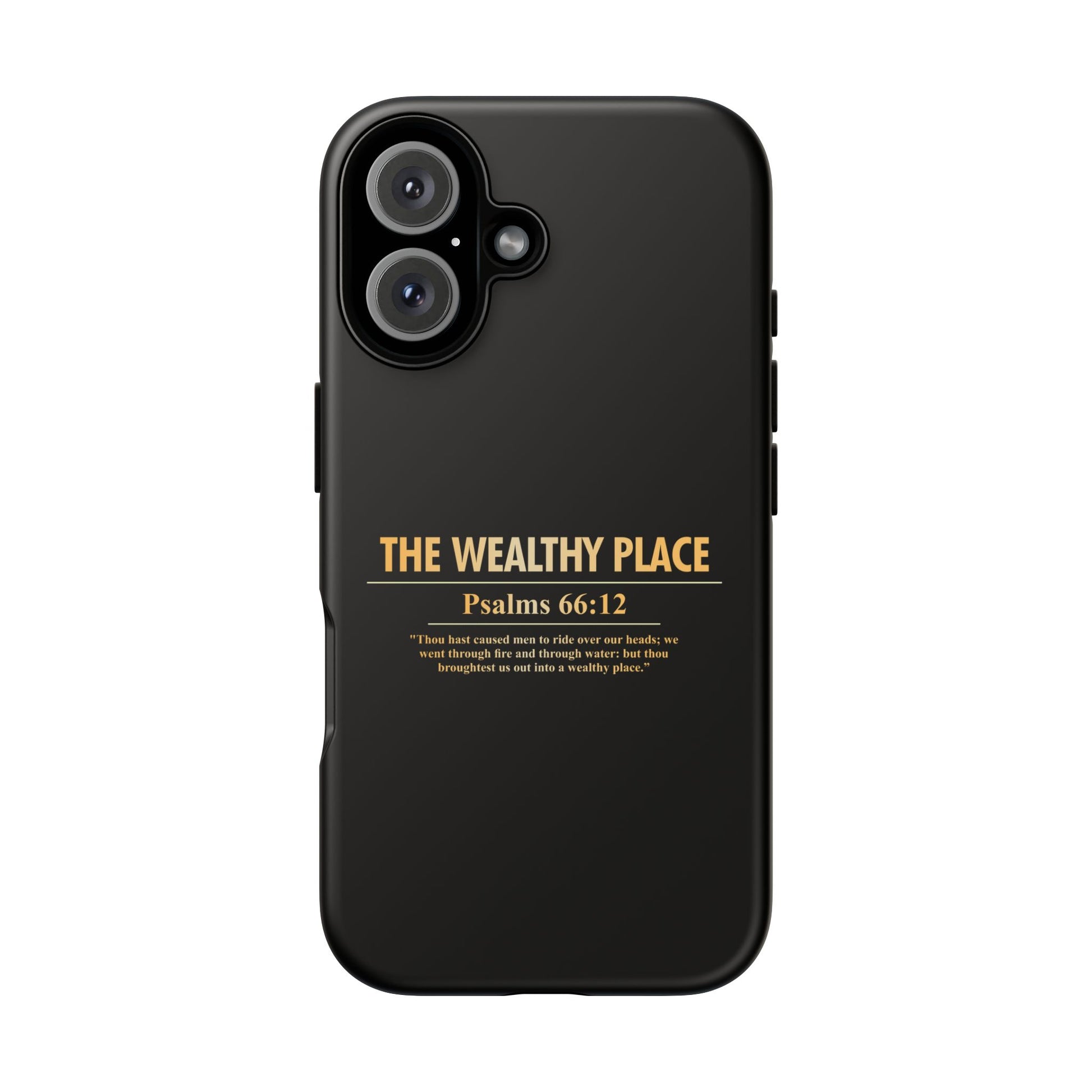 Phone Case — "The Wealthy Place" Minimalist Protective Tough Case