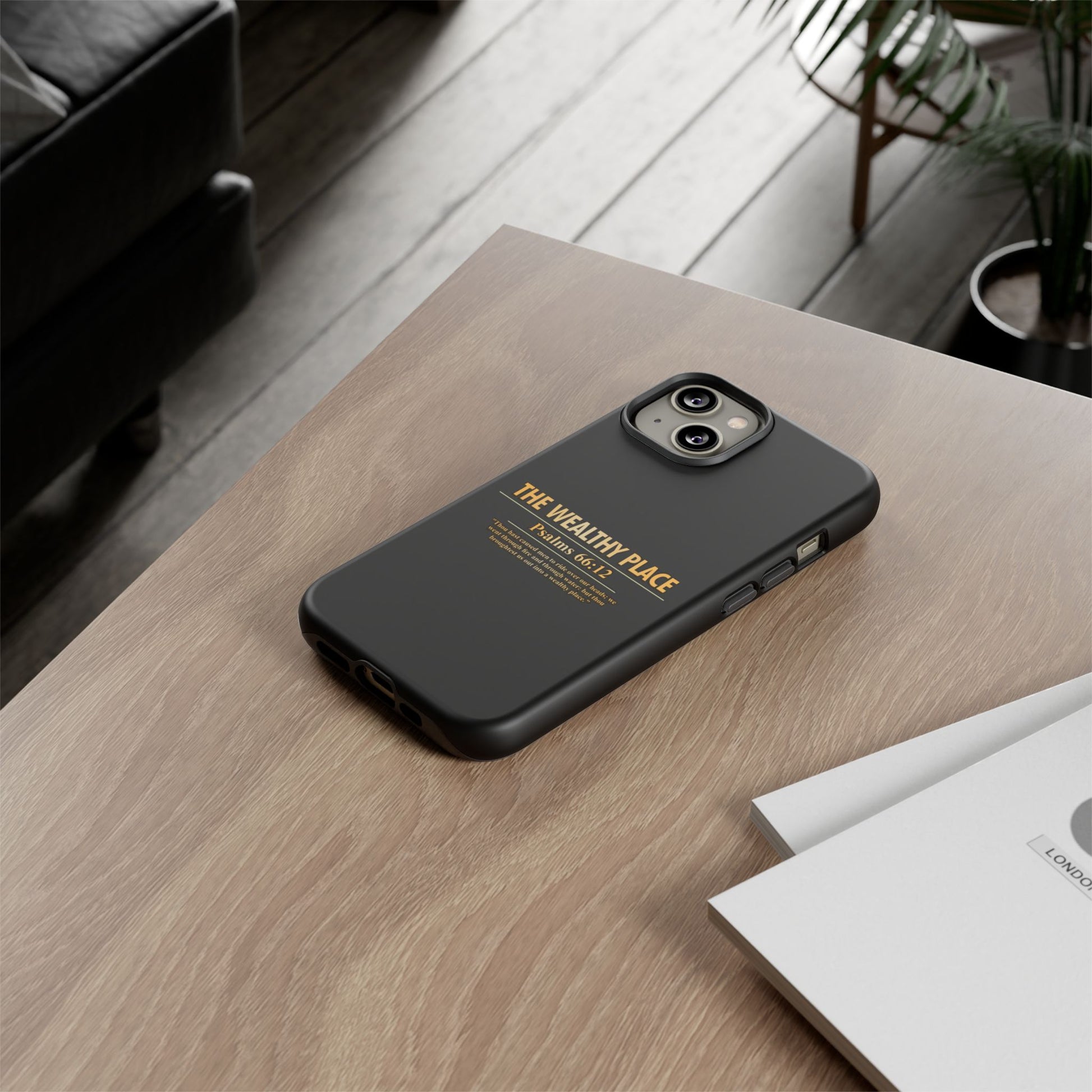 Phone Case — "The Wealthy Place" Minimalist Protective Tough Case