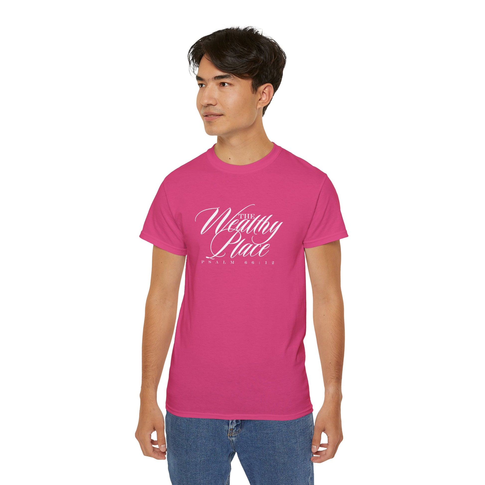 The Wealthy Place Tee — "From Pressure to Promise" Inspirational Christian T-Shirt