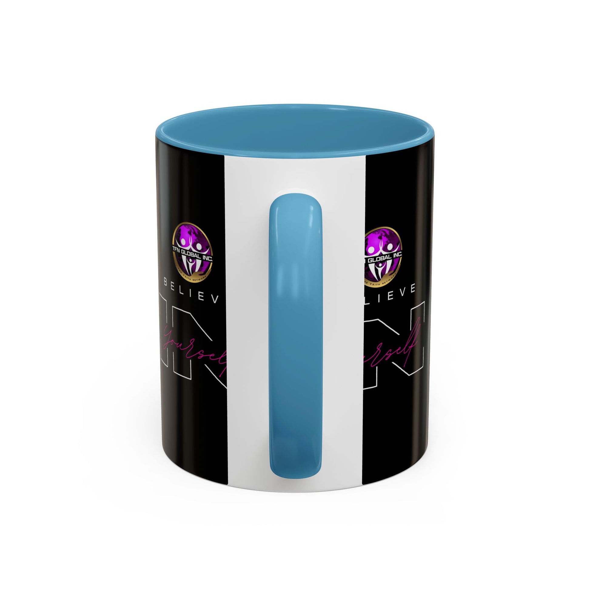 Believe in Yourself Accent Coffee Mug - 11oz I 15oz Accent Mug: Believe in Yourself Motivation I Empowering Believe in Yourself Motivation I Empowering Believe in Yourself Coffee Mug - 11oz I 15oz Accent Mug with Inspirational "Believe in Yourself" Print