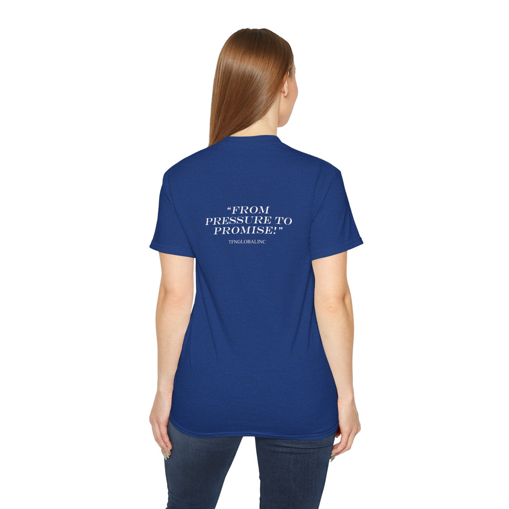 The Wealthy Place Tee — "From Pressure to Promise" Inspirational Christian T-Shirt