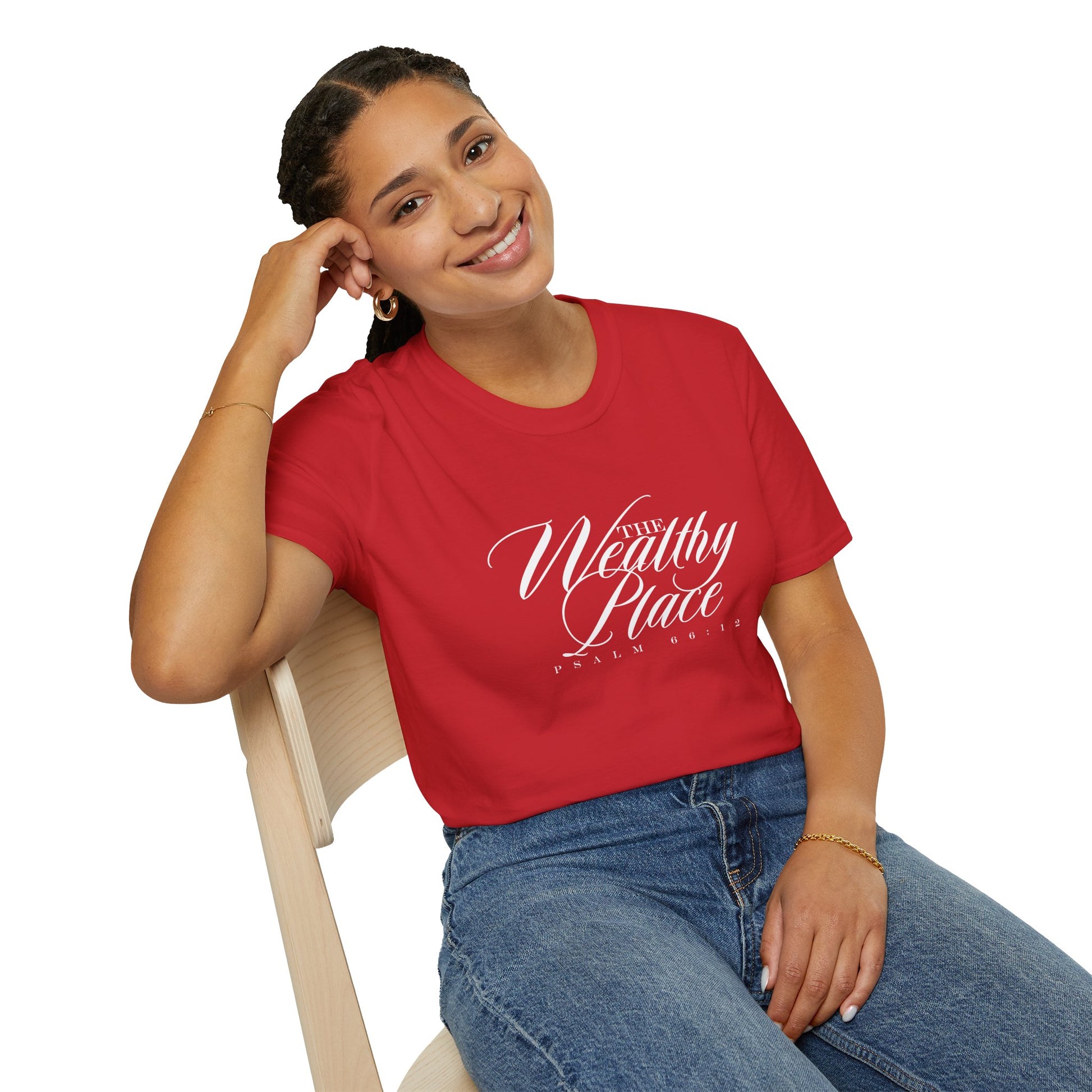 The Wealthy Place T-Shirt – "From Pressure to Promise" Inspirational Graphic Tee