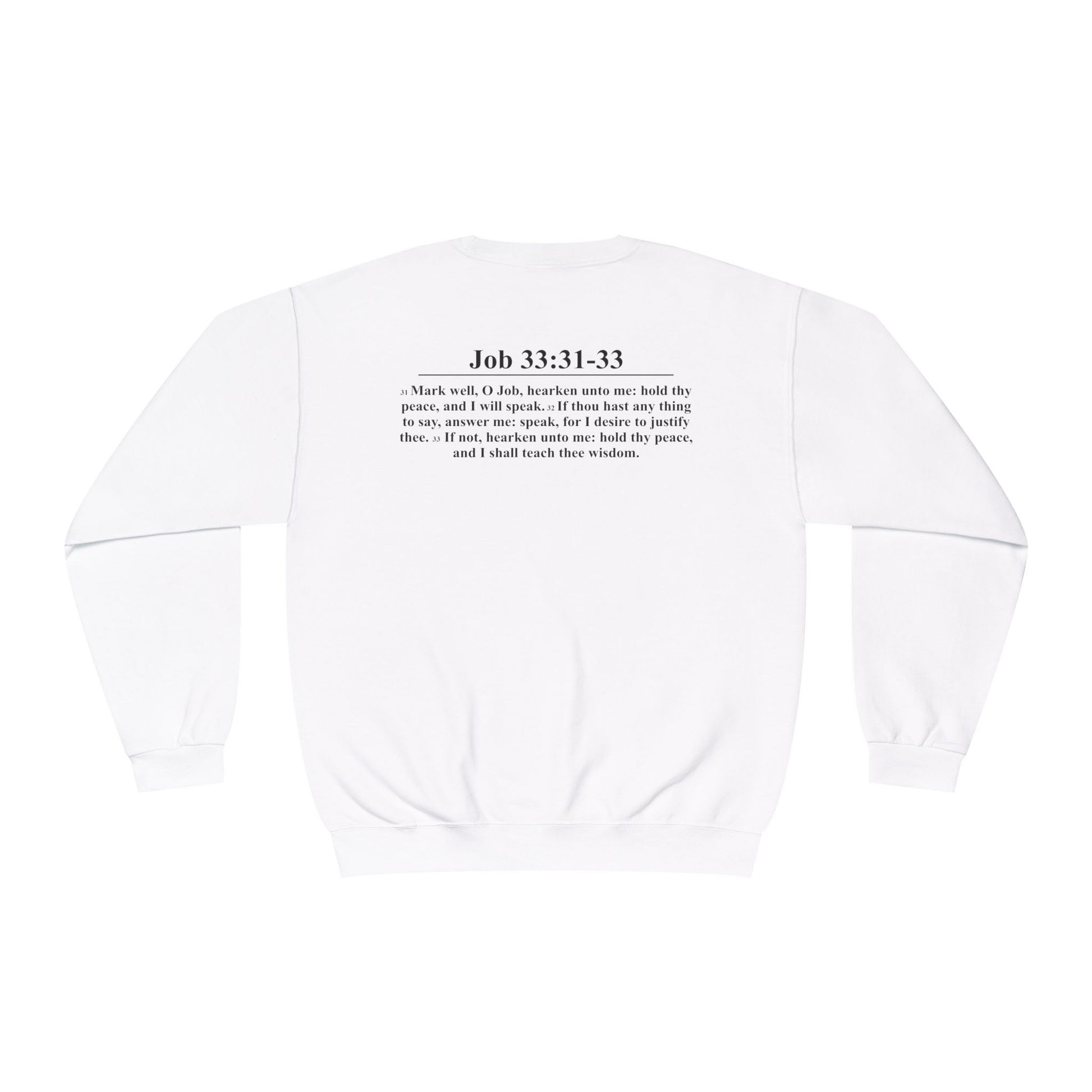 Crewneck Sweatshirt — "Shut Your Mouth and Keep On Talking to Me" Bold Text