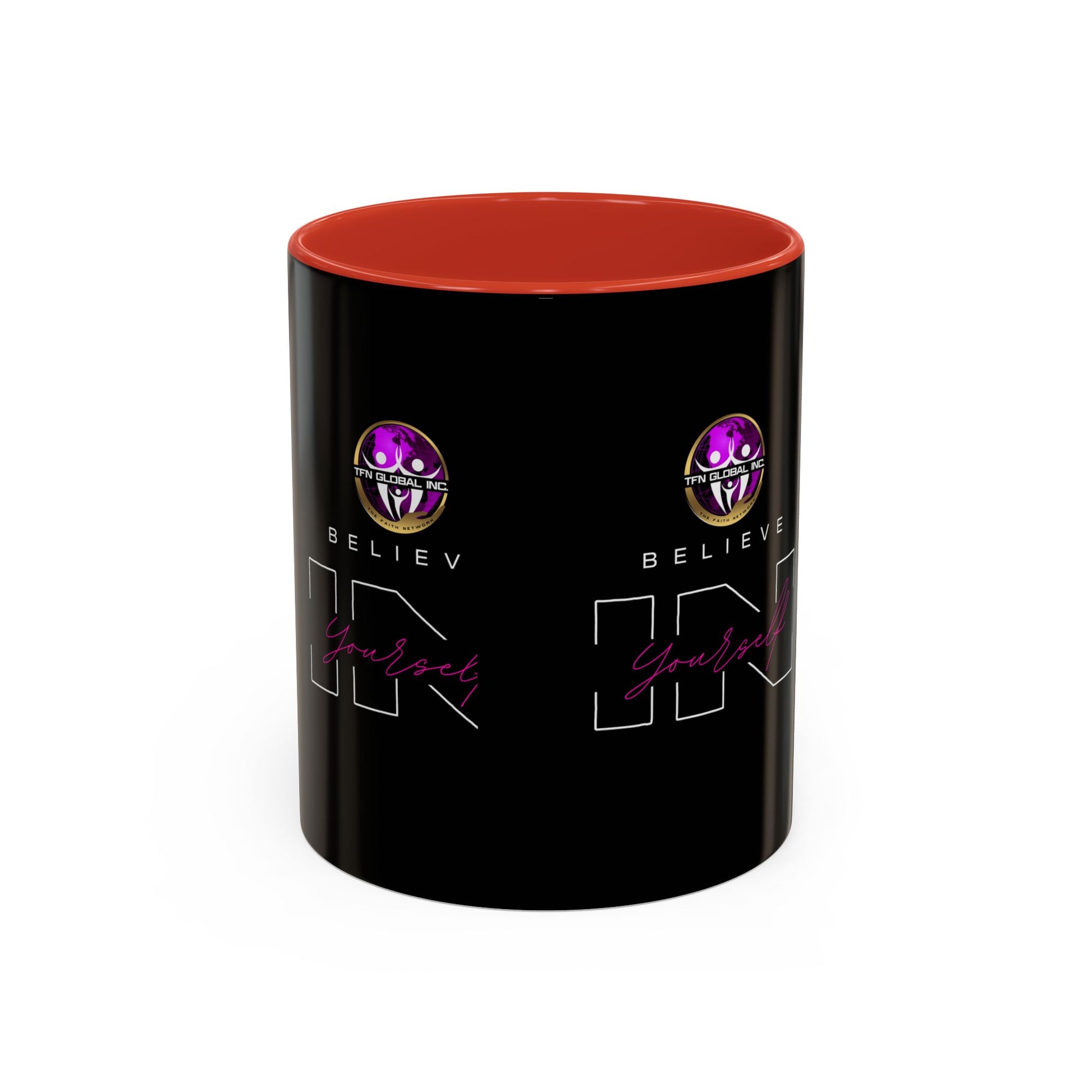 Believe in Yourself Accent Coffee Mug - 11oz I 15oz Accent Mug: Believe in Yourself Motivation I Empowering Believe in Yourself Motivation I Empowering Believe in Yourself Coffee Mug - 11oz I 15oz Accent Mug with Inspirational "Believe in Yourself" Print