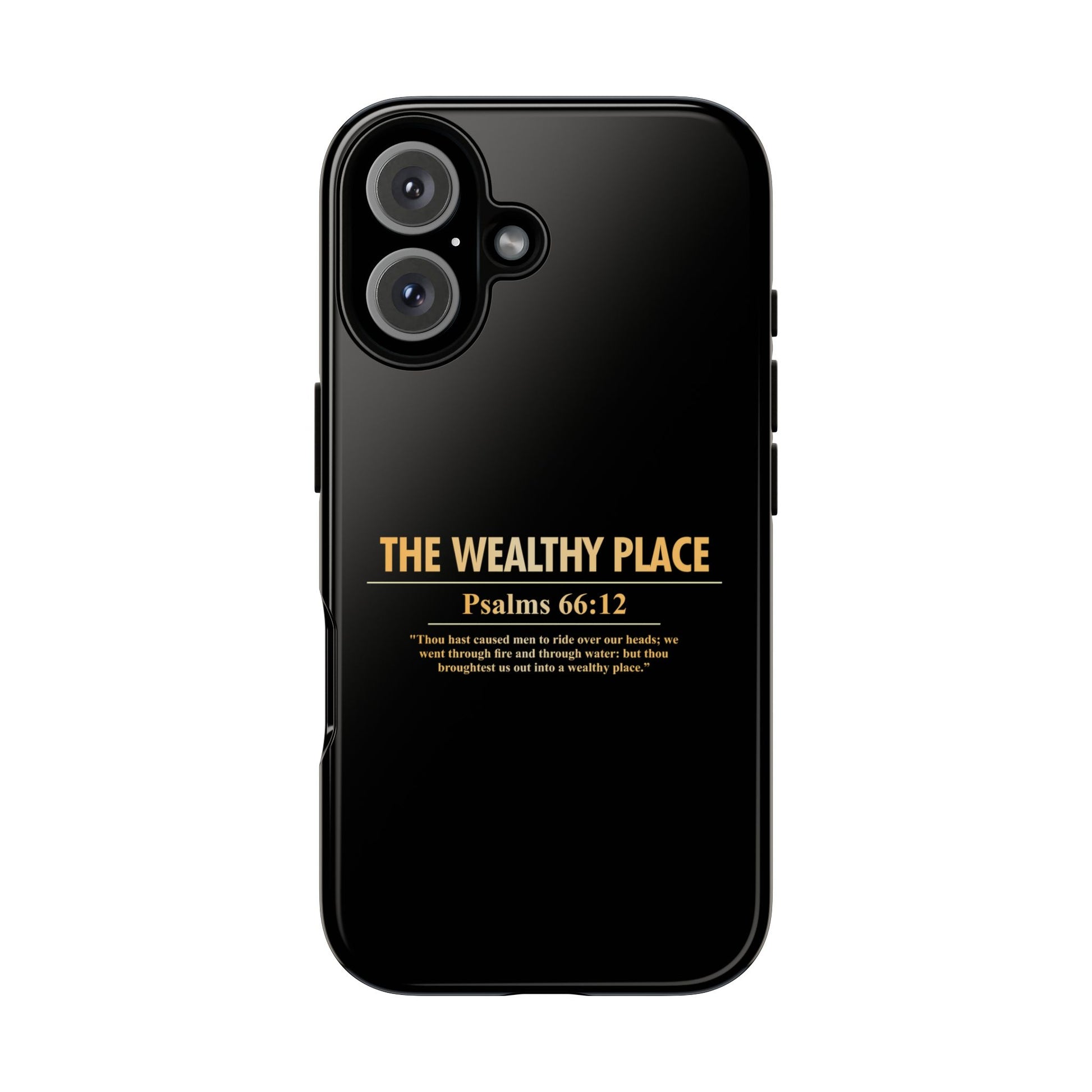 Phone Case — "The Wealthy Place" Minimalist Protective Tough Case