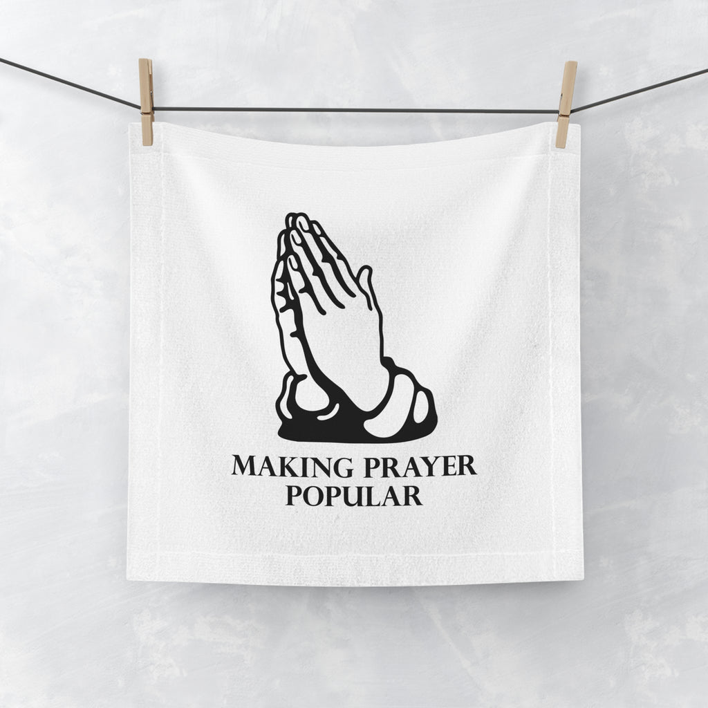 Prayer Made Popular Face Towel l Making Prayer Popular Face Towel