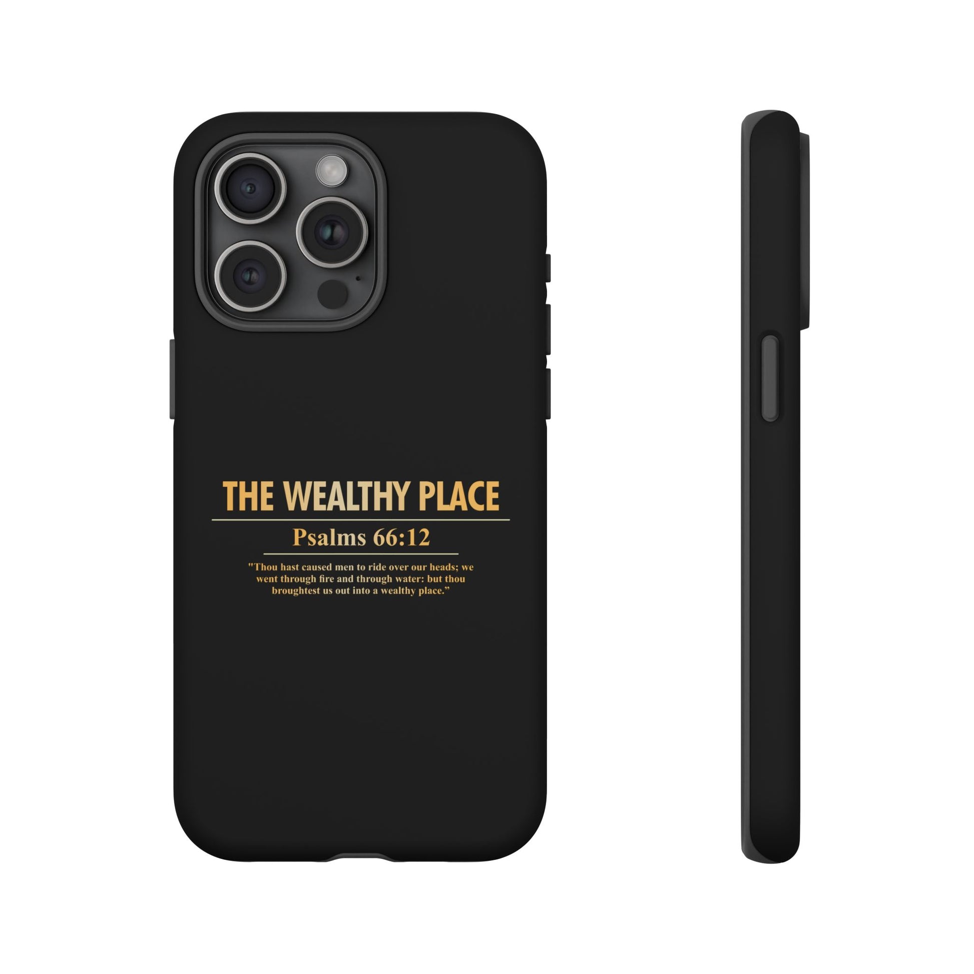 Phone Case — "The Wealthy Place" Minimalist Protective Tough Case