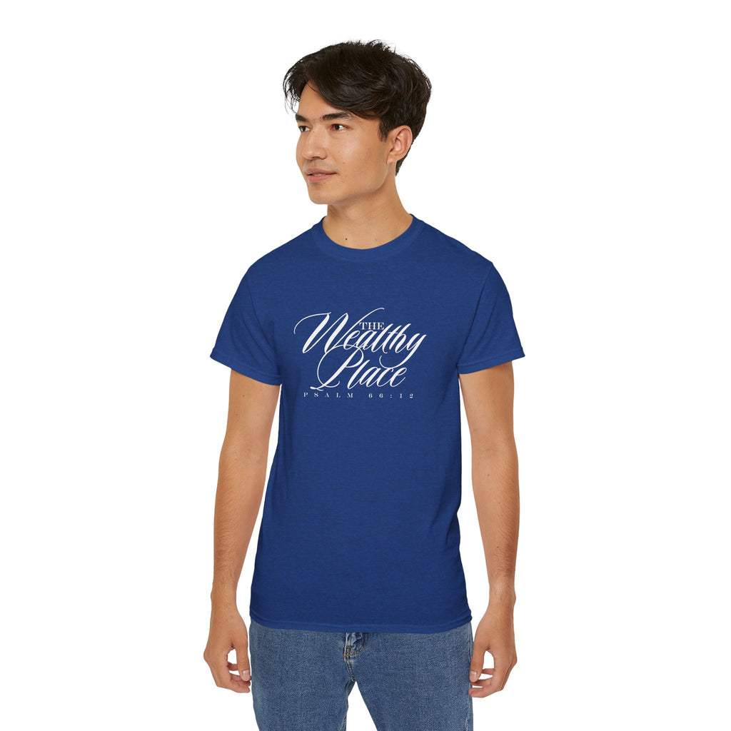 The Wealthy Place Tee — "From Pressure to Promise" Inspirational Christian T-Shirt
