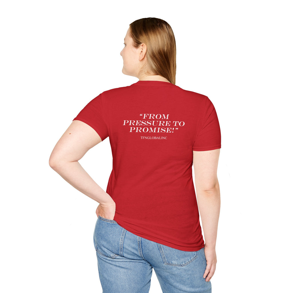 The Wealthy Place T-Shirt – "From Pressure to Promise" Inspirational Graphic Tee