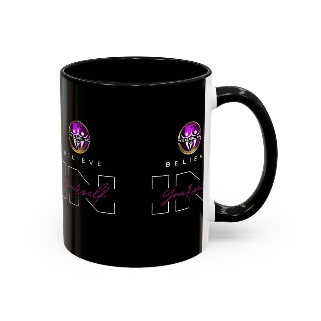 Believe in Yourself Accent Coffee Mug - 11oz I 15oz Accent Mug: Believe in Yourself Motivation I Empowering Believe in Yourself Motivation I Empowering Believe in Yourself Coffee Mug - 11oz I 15oz Accent Mug with Inspirational "Believe in Yourself" Print
