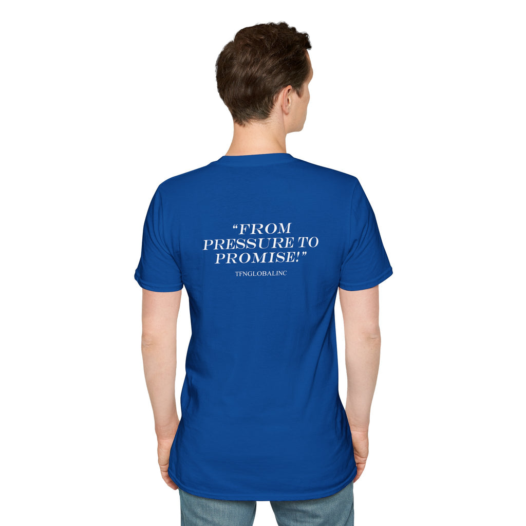 The Wealthy Place T-Shirt – "From Pressure to Promise" Inspirational Graphic Tee