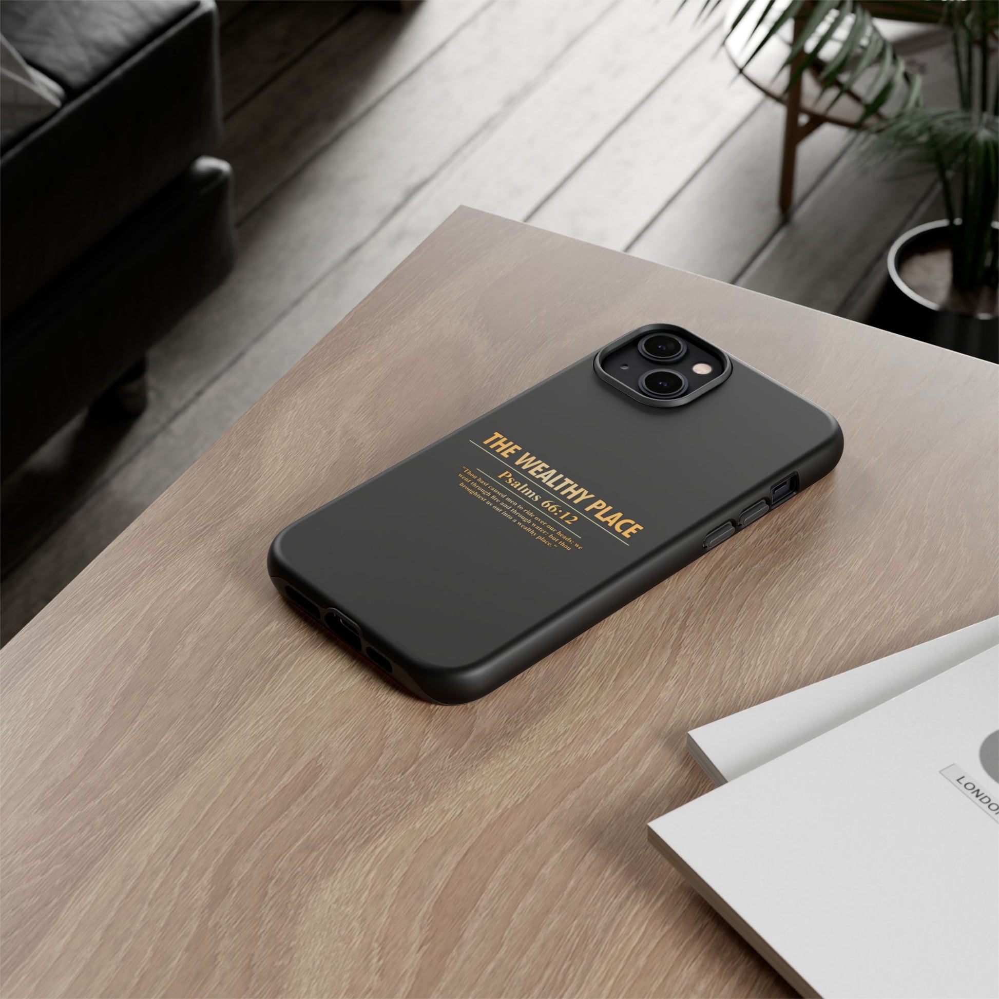 Phone Case — "The Wealthy Place" Minimalist Protective Tough Case