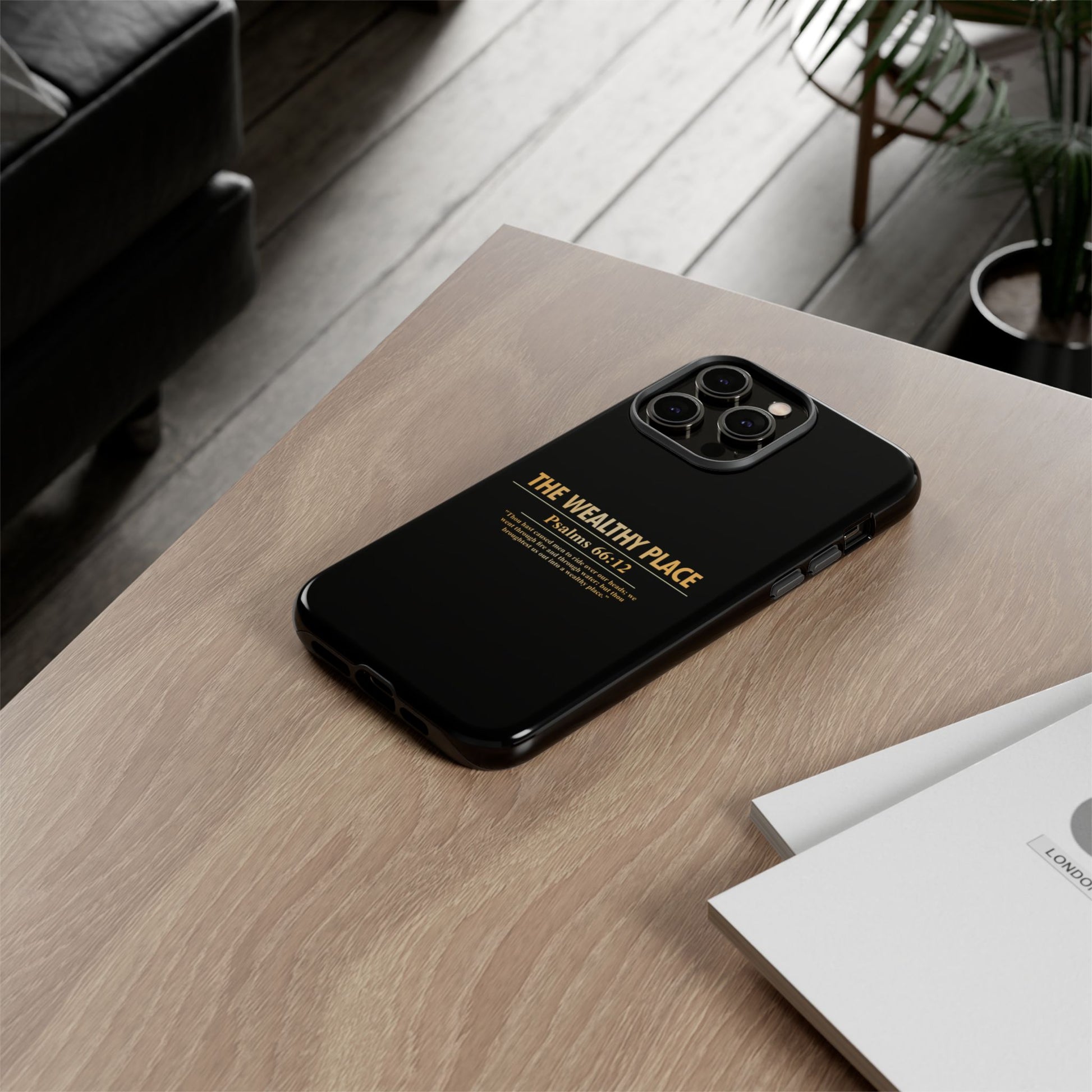 Phone Case — "The Wealthy Place" Minimalist Protective Tough Case