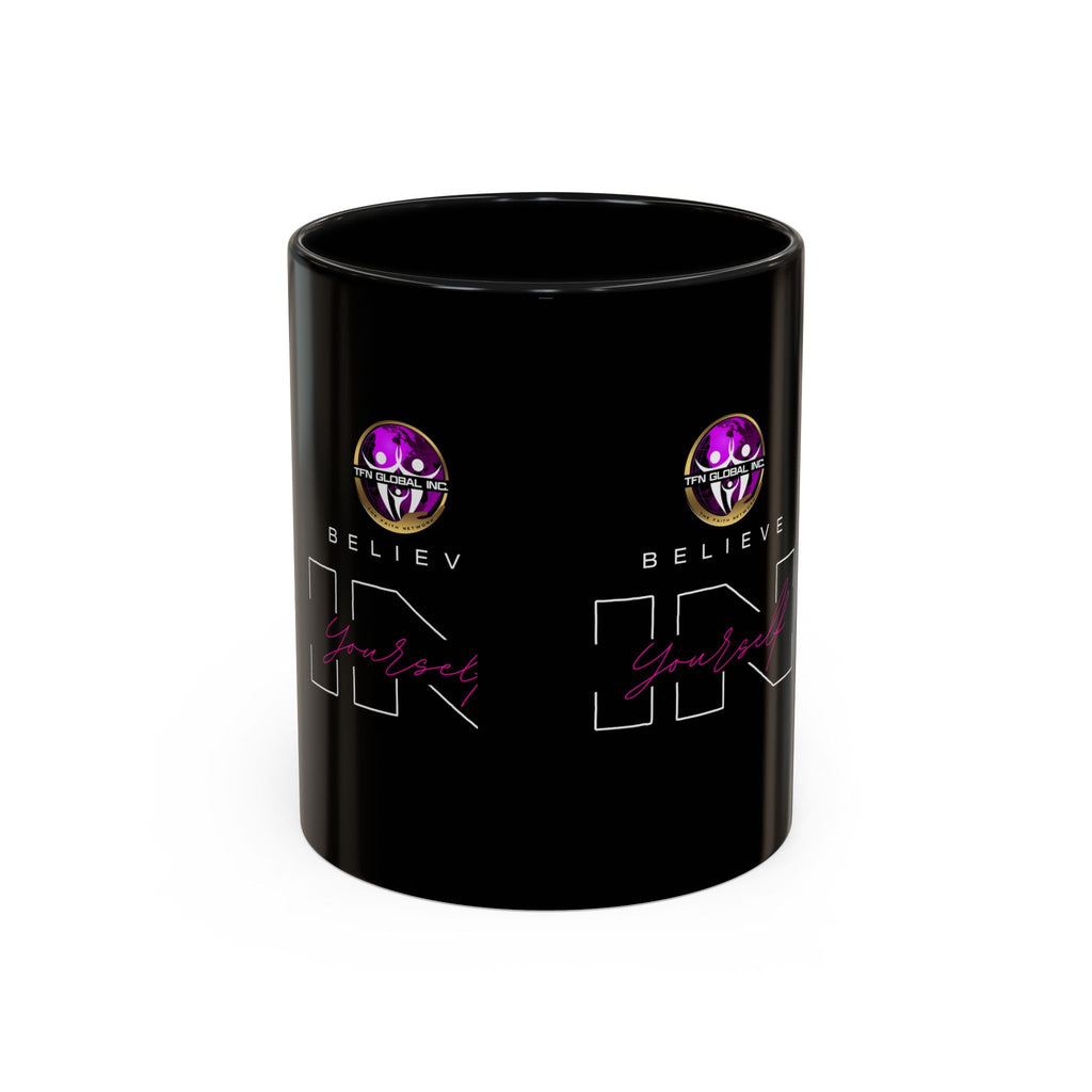 Believe in Yourself Accent Coffee Mug - 11oz I 15oz Accent Mug: Believe in Yourself Motivation I Empowering Believe in Yourself Motivation I Empowering Believe in Yourself Coffee Mug - 11oz I 15oz Accent Mug with Inspirational "Believe in Yourself" Print