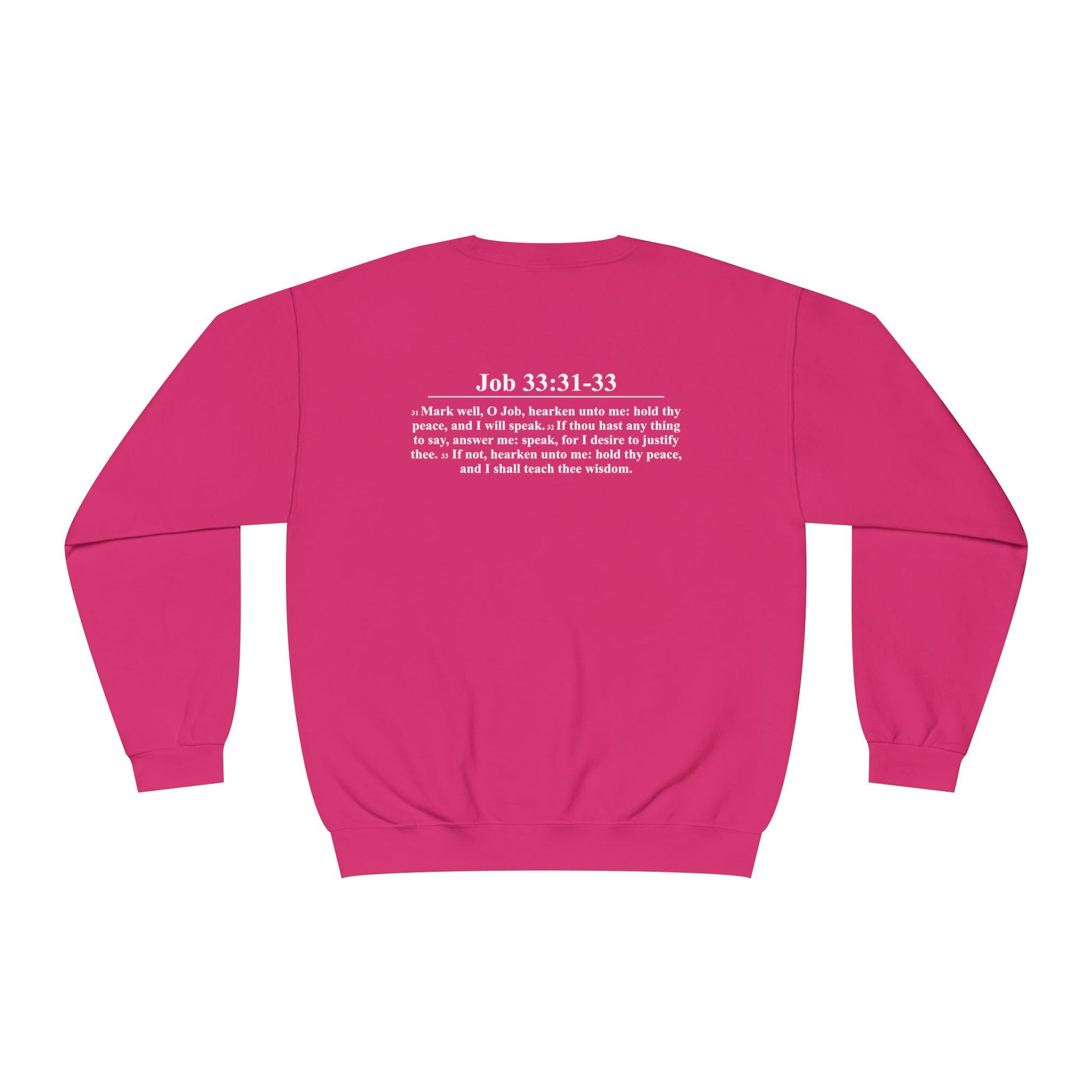 Crewneck Sweatshirt — "Shut Your Mouth and Keep On Talking to Me" Bold Text