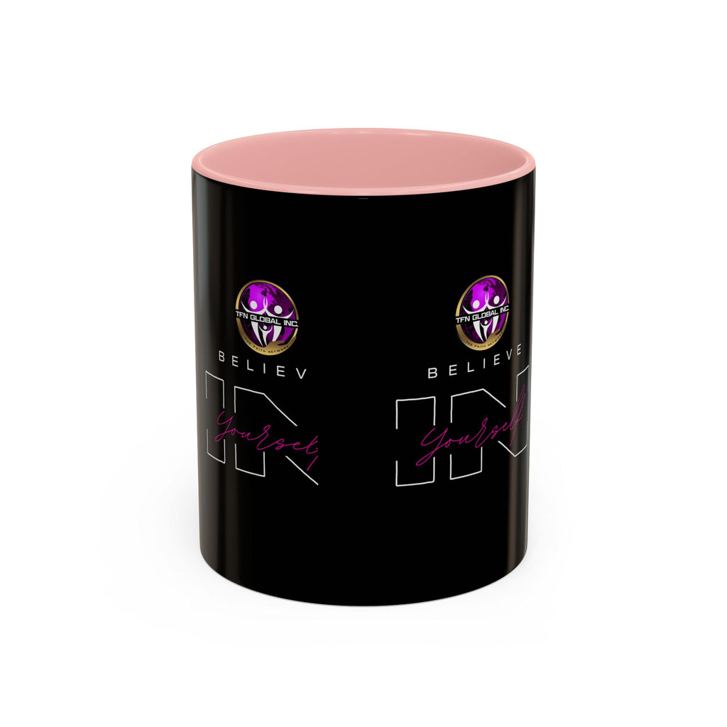 Believe in Yourself Accent Coffee Mug - 11oz I 15oz Accent Mug: Believe in Yourself Motivation I Empowering Believe in Yourself Motivation I Empowering Believe in Yourself Coffee Mug - 11oz I 15oz Accent Mug with Inspirational "Believe in Yourself" Print