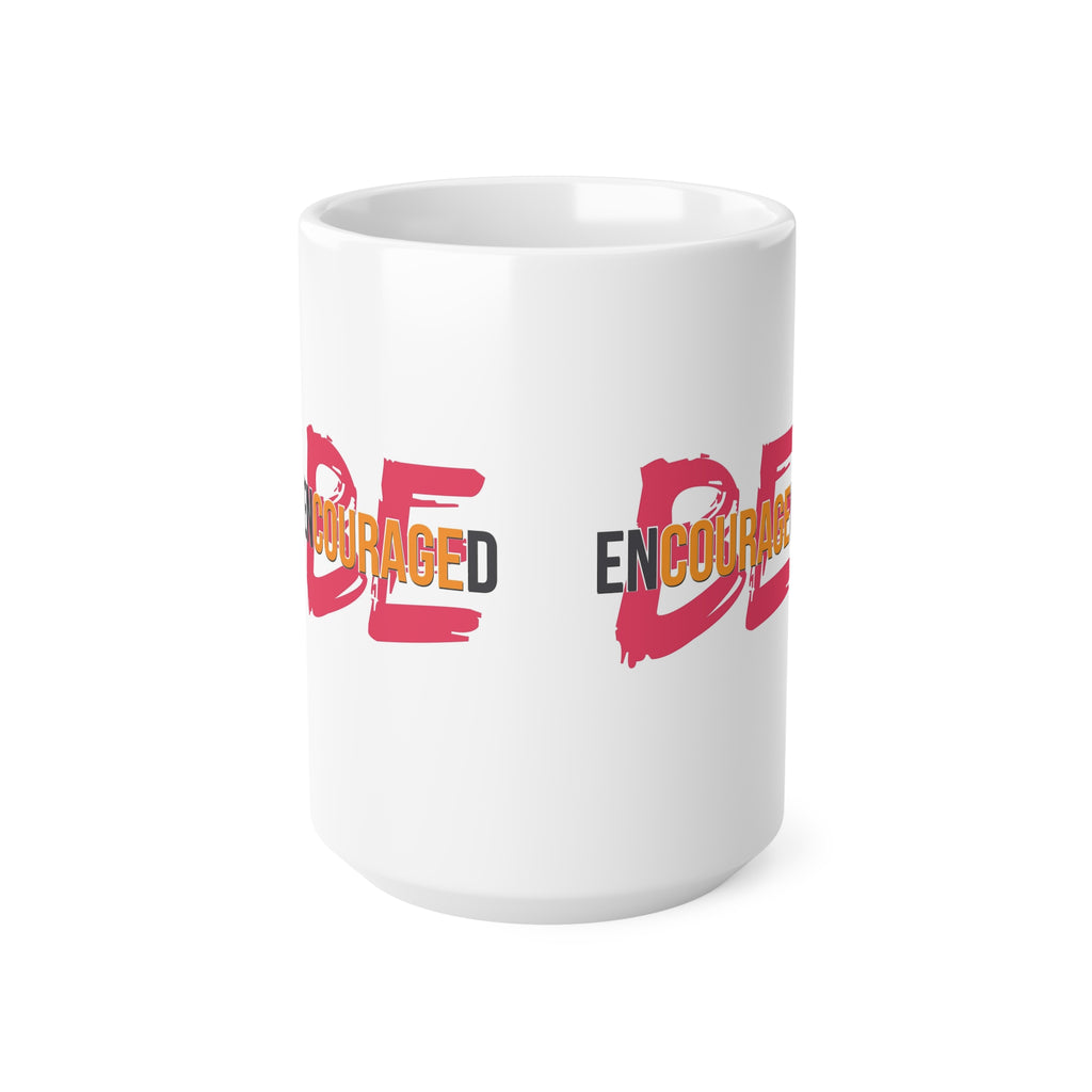 Be Encouraged Elegant Ceramic Coffee Mugs in 11oz & 15oz I Be Encouraged Versatile Ceramic Coffee Cups in 11oz & 15oz Sizes I Be Encouraged Premium Ceramic Coffee Cups, 11oz and 15oz