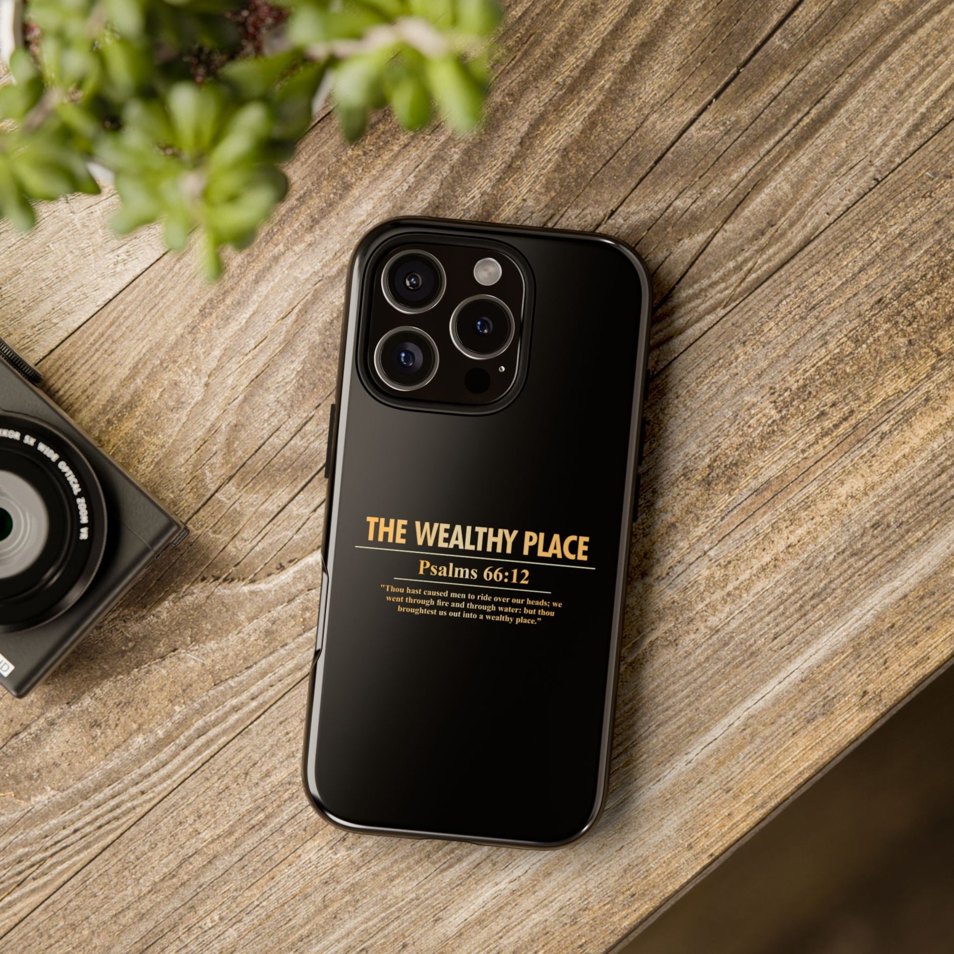 Phone Case — "The Wealthy Place" Minimalist Protective Tough Case