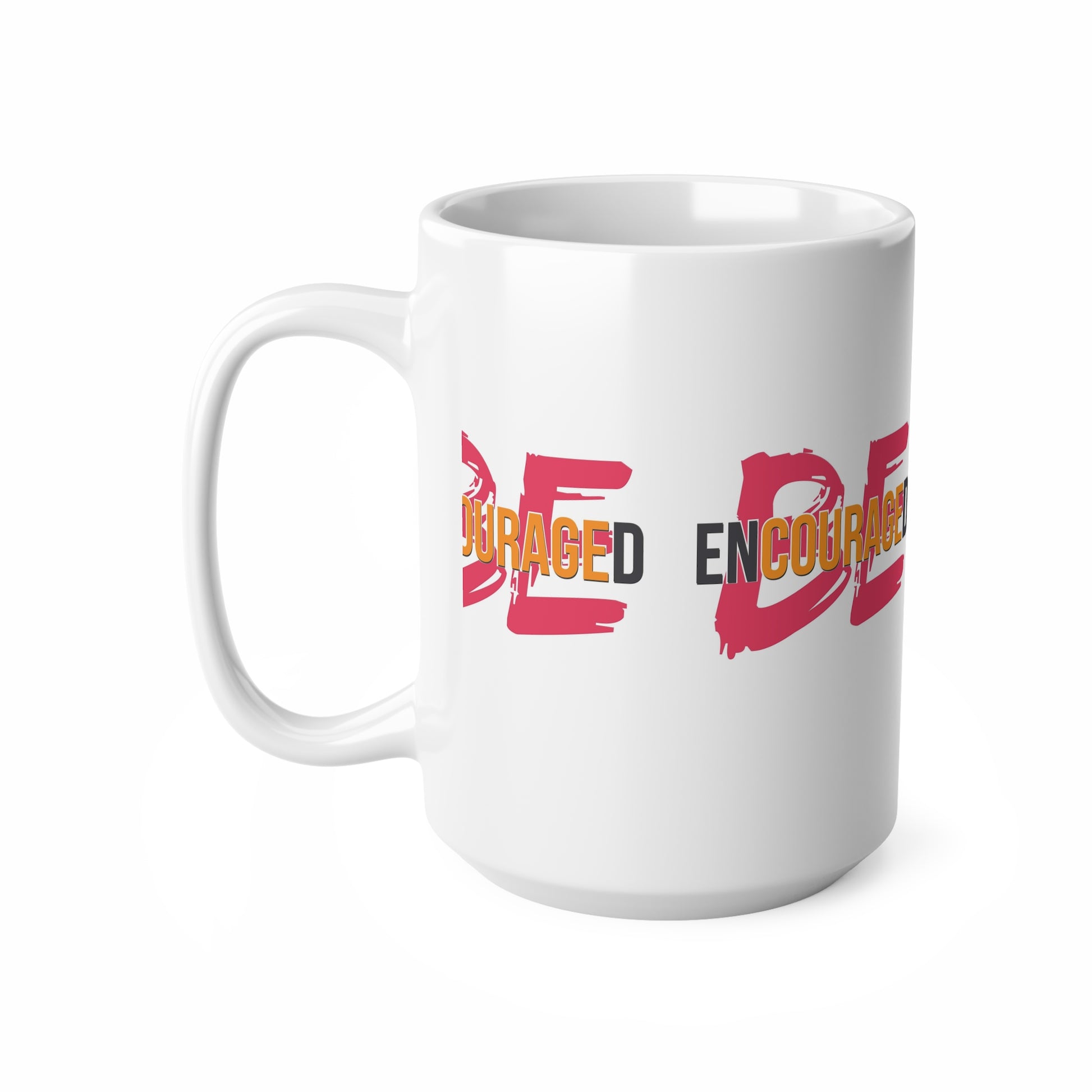 Be Encouraged Elegant Ceramic Coffee Mugs in 11oz & 15oz I Be Encouraged Versatile Ceramic Coffee Cups in 11oz & 15oz Sizes I Be Encouraged Premium Ceramic Coffee Cups, 11oz and 15oz
