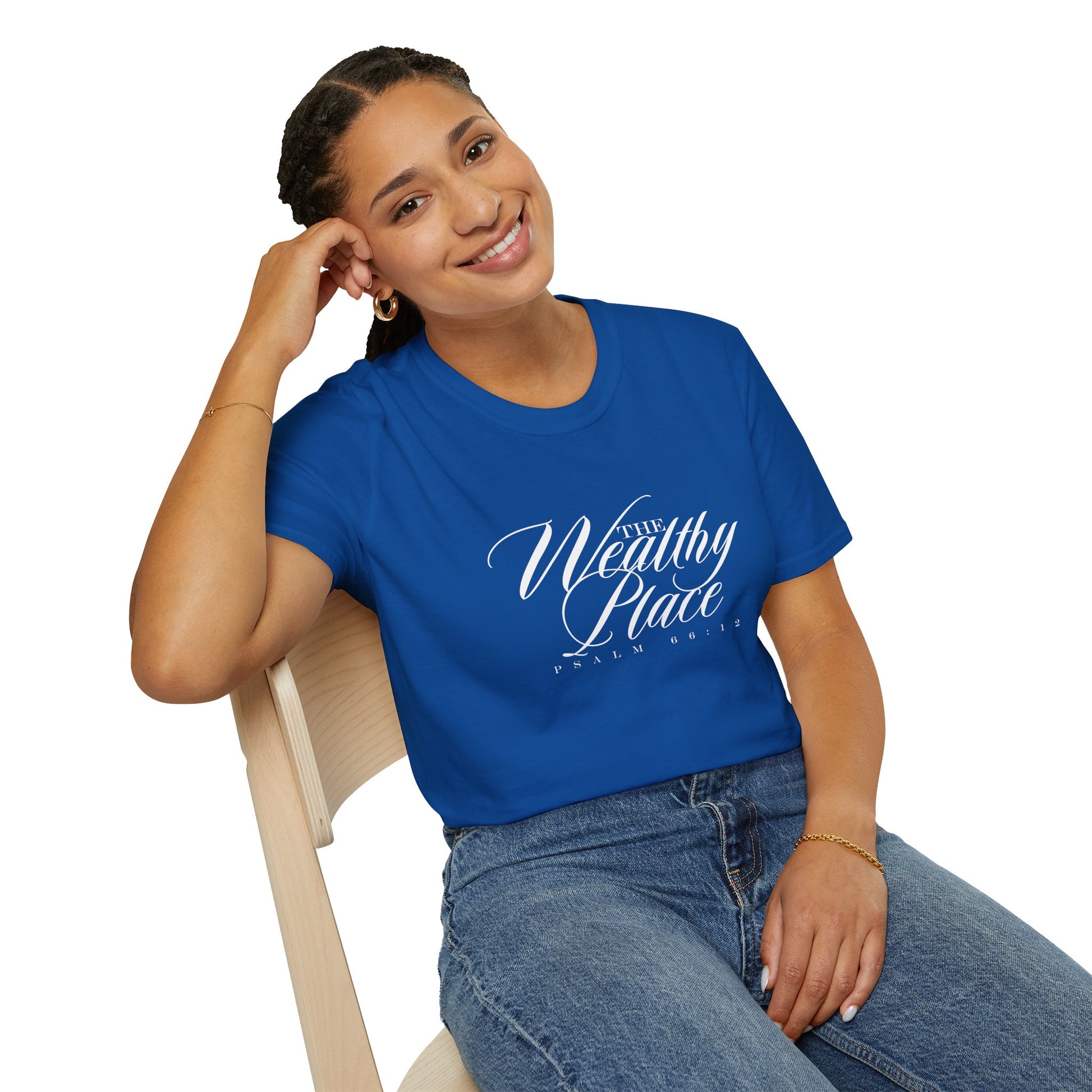 The Wealthy Place T-Shirt – "From Pressure to Promise" Inspirational Graphic Tee