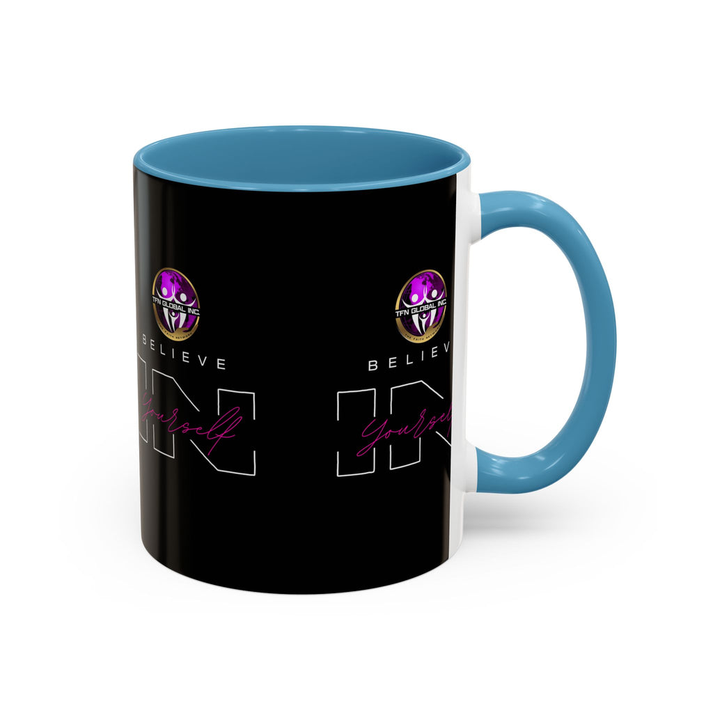 Believe in Yourself Accent Coffee Mug - 11oz I 15oz Accent Mug: Believe in Yourself Motivation I Empowering Believe in Yourself Motivation I Empowering Believe in Yourself Coffee Mug - 11oz I 15oz Accent Mug with Inspirational "Believe in Yourself" Print