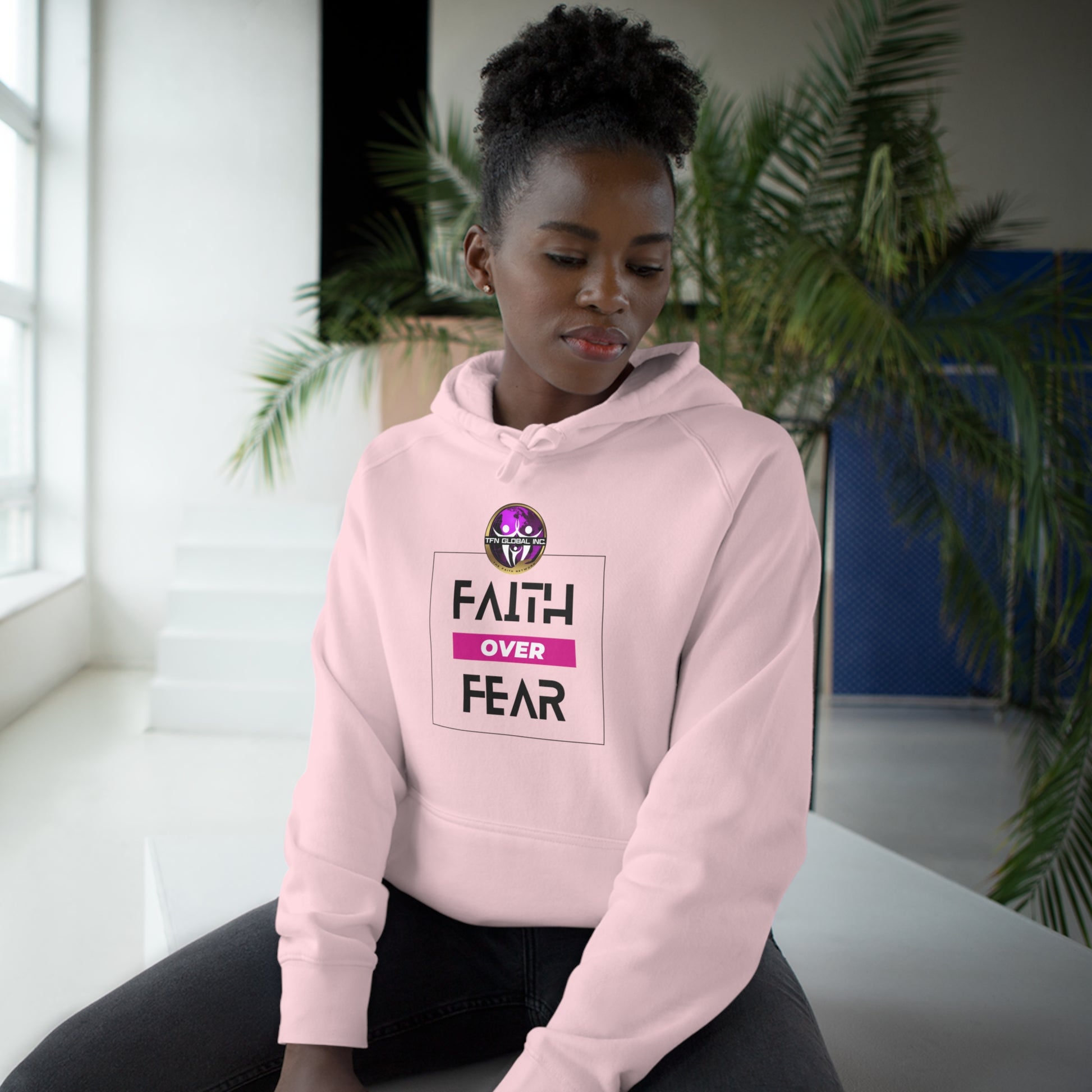FAITH OVER FEAR Unisex Supply Hoodie I Bold FAITH OVER FEAR Hoodie - Unisex Fit I Comfort and Courage: FAITH OVER FEAR Hoodie I I Stay Strong In FAITH OVER FEAR - Unisex Hoodies