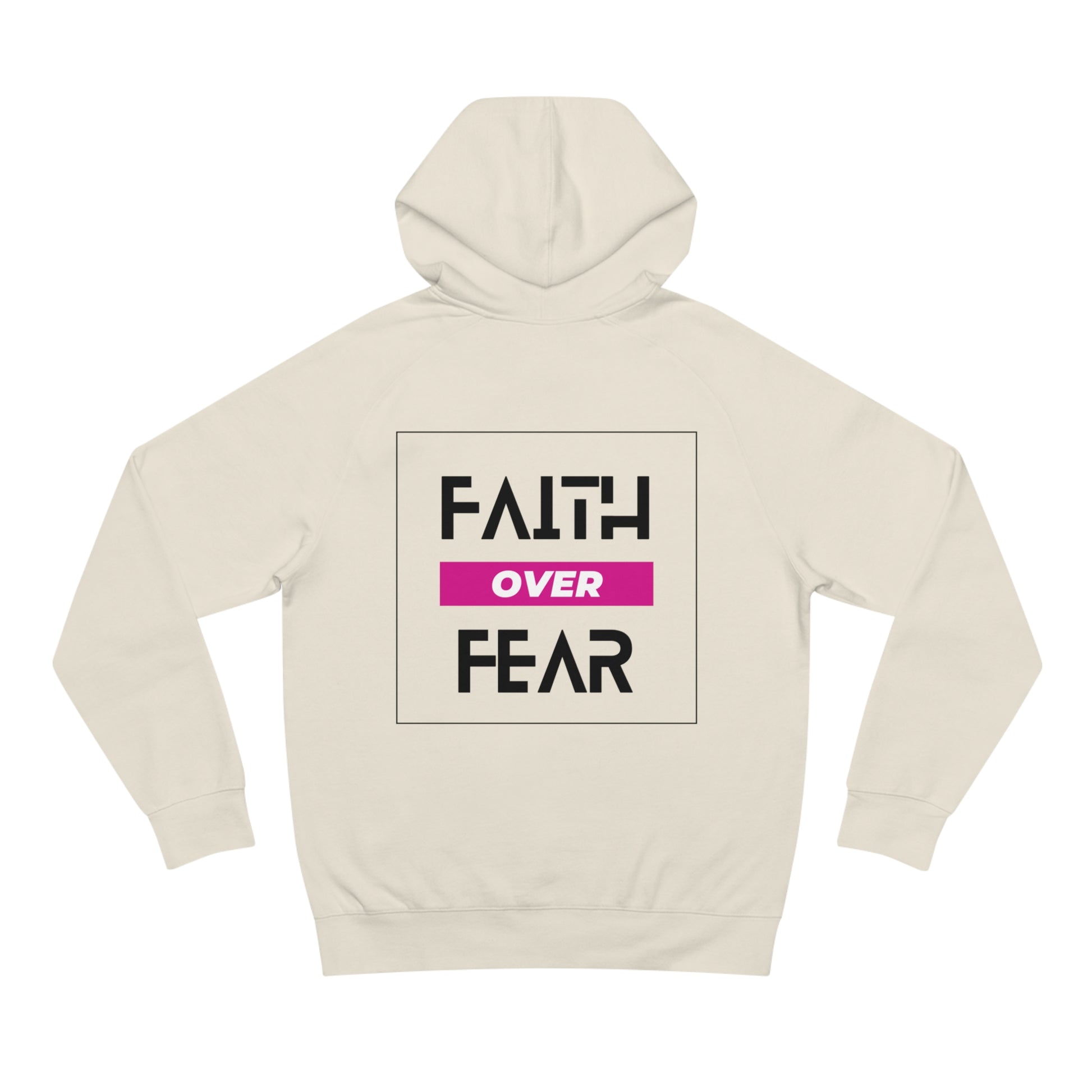 FAITH OVER FEAR Unisex Supply Hoodie I Bold FAITH OVER FEAR Hoodie - Unisex Fit I Comfort and Courage: FAITH OVER FEAR Hoodie I I Stay Strong In FAITH OVER FEAR - Unisex Hoodies