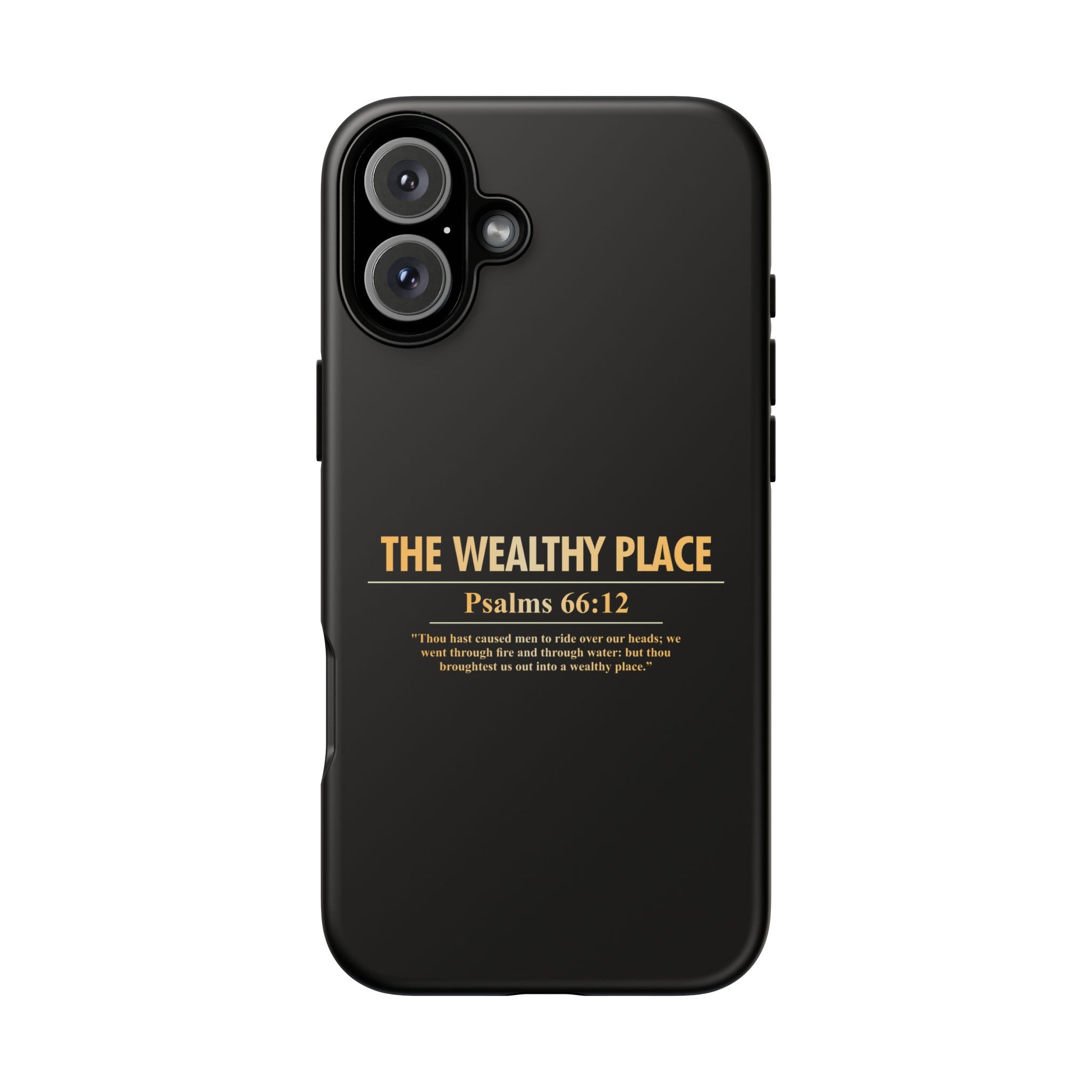 Phone Case — "The Wealthy Place" Minimalist Protective Tough Case