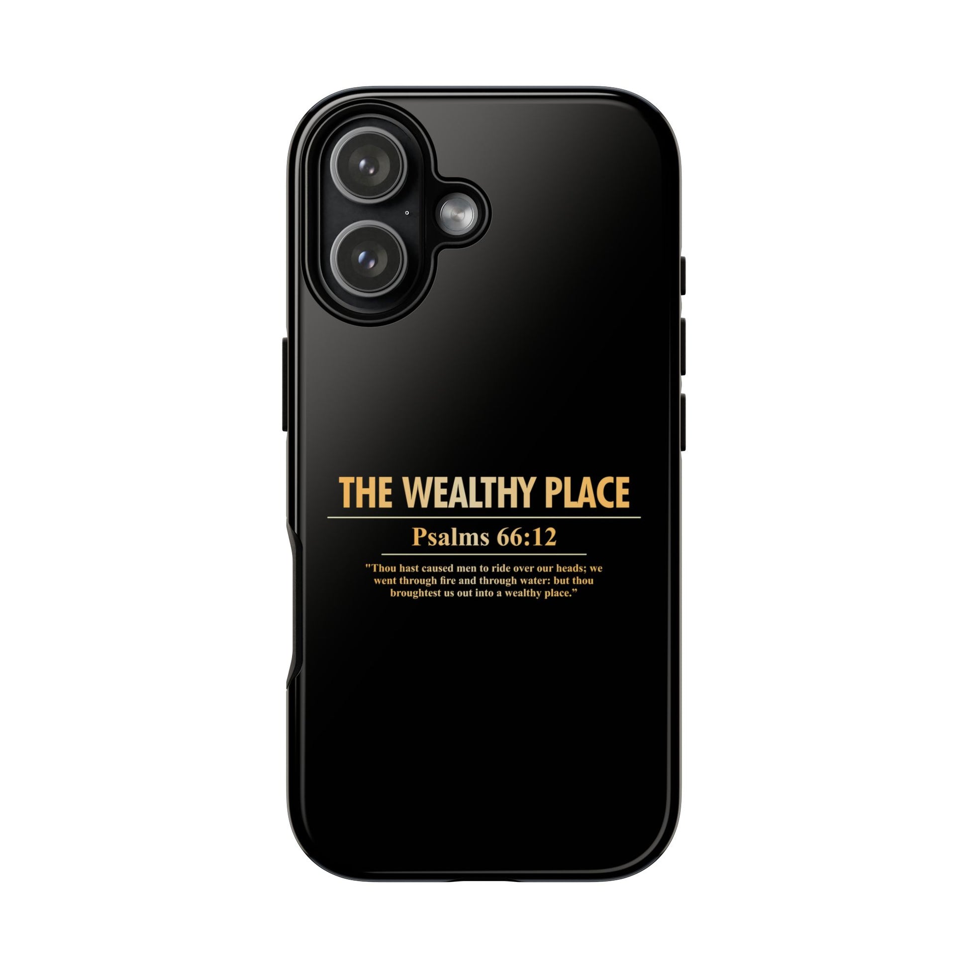 Phone Case — "The Wealthy Place" Minimalist Protective Tough Case
