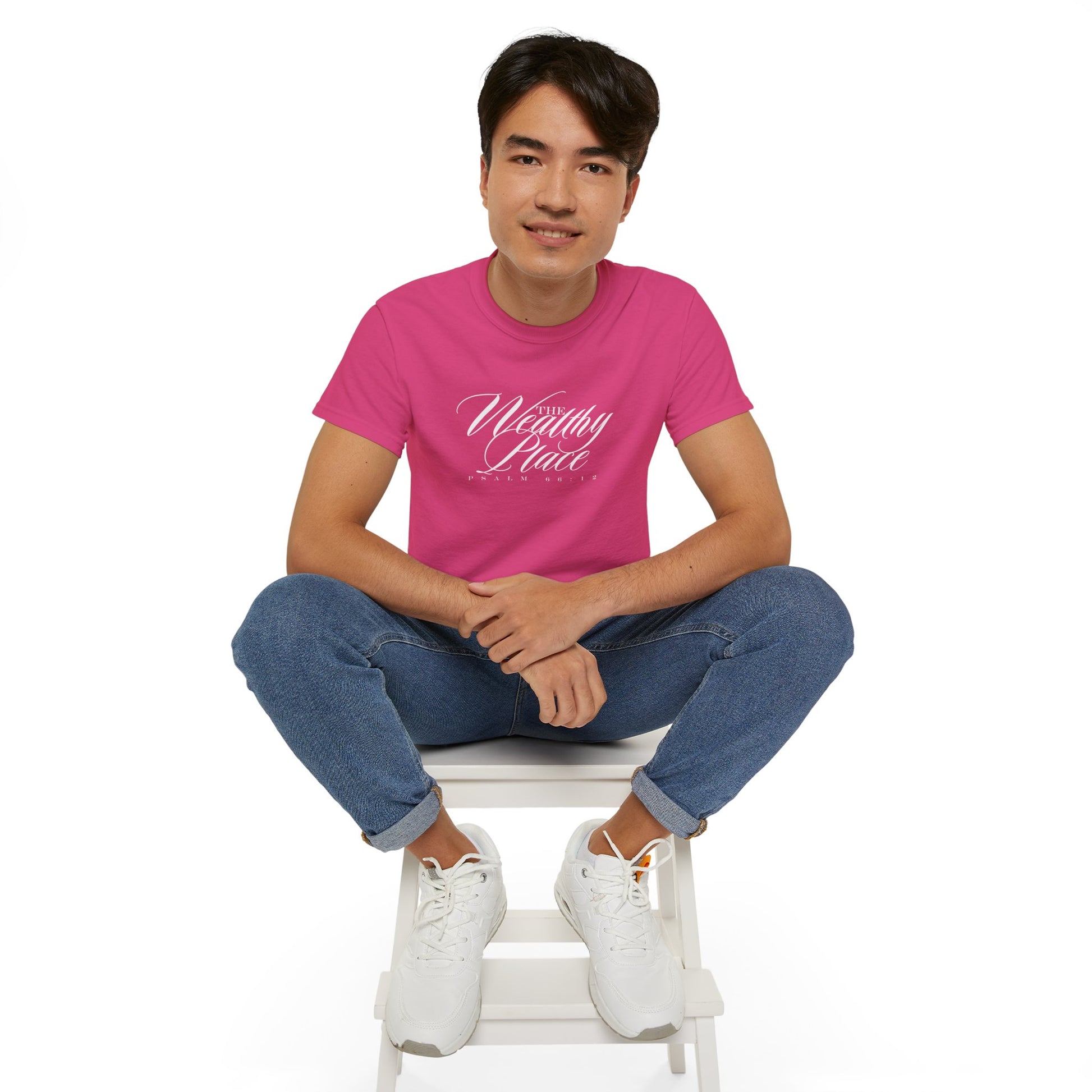 The Wealthy Place Tee — "From Pressure to Promise" Inspirational Christian T-Shirt