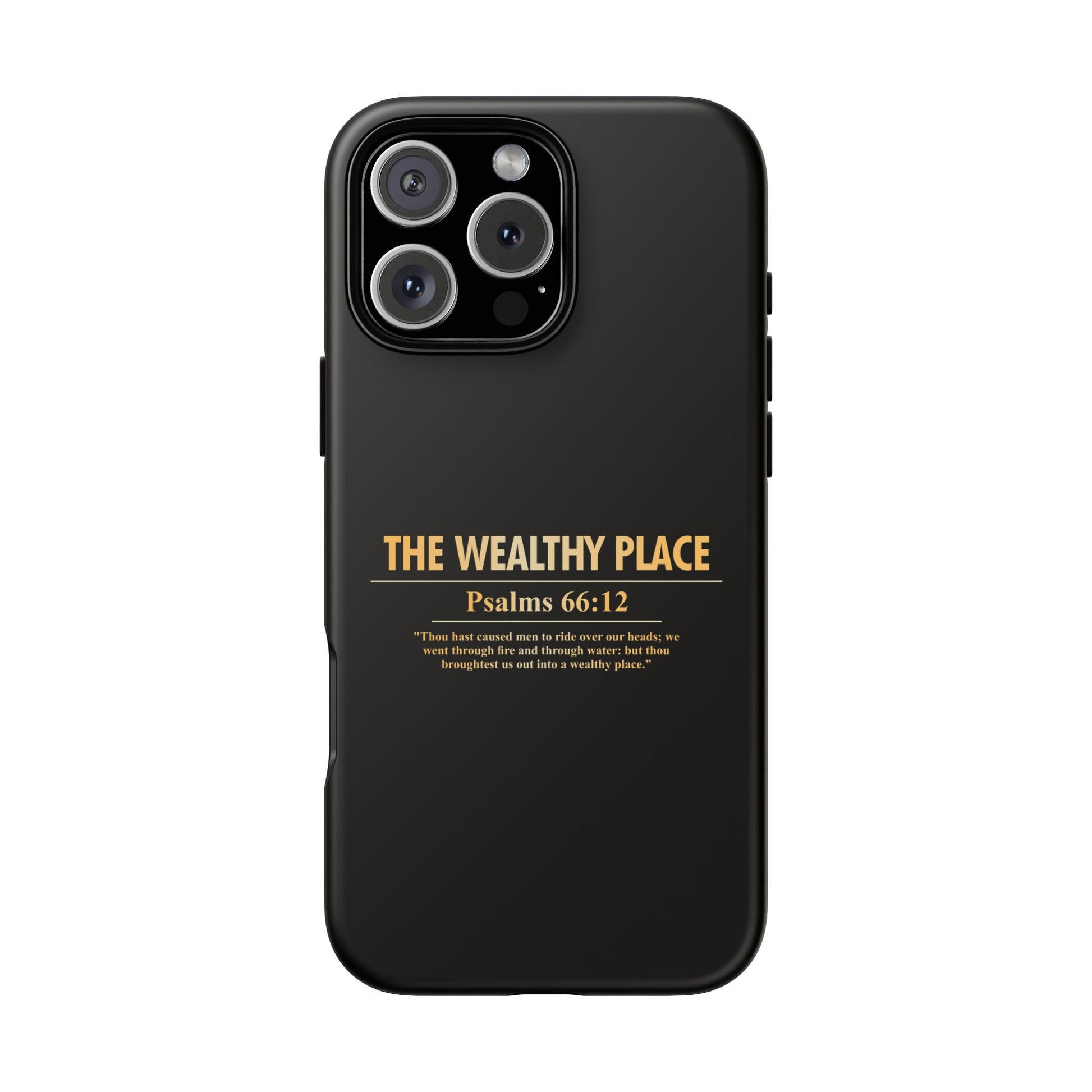 Phone Case — "The Wealthy Place" Minimalist Protective Tough Case