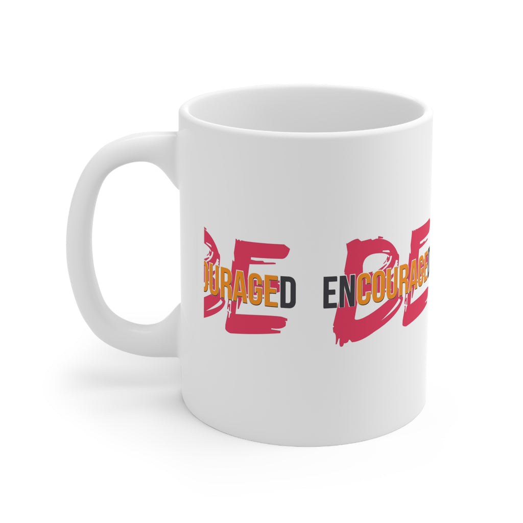 Be Encouraged Elegant Ceramic Coffee Mugs in 11oz & 15oz I Be Encouraged Versatile Ceramic Coffee Cups in 11oz & 15oz Sizes I Be Encouraged Premium Ceramic Coffee Cups, 11oz and 15oz
