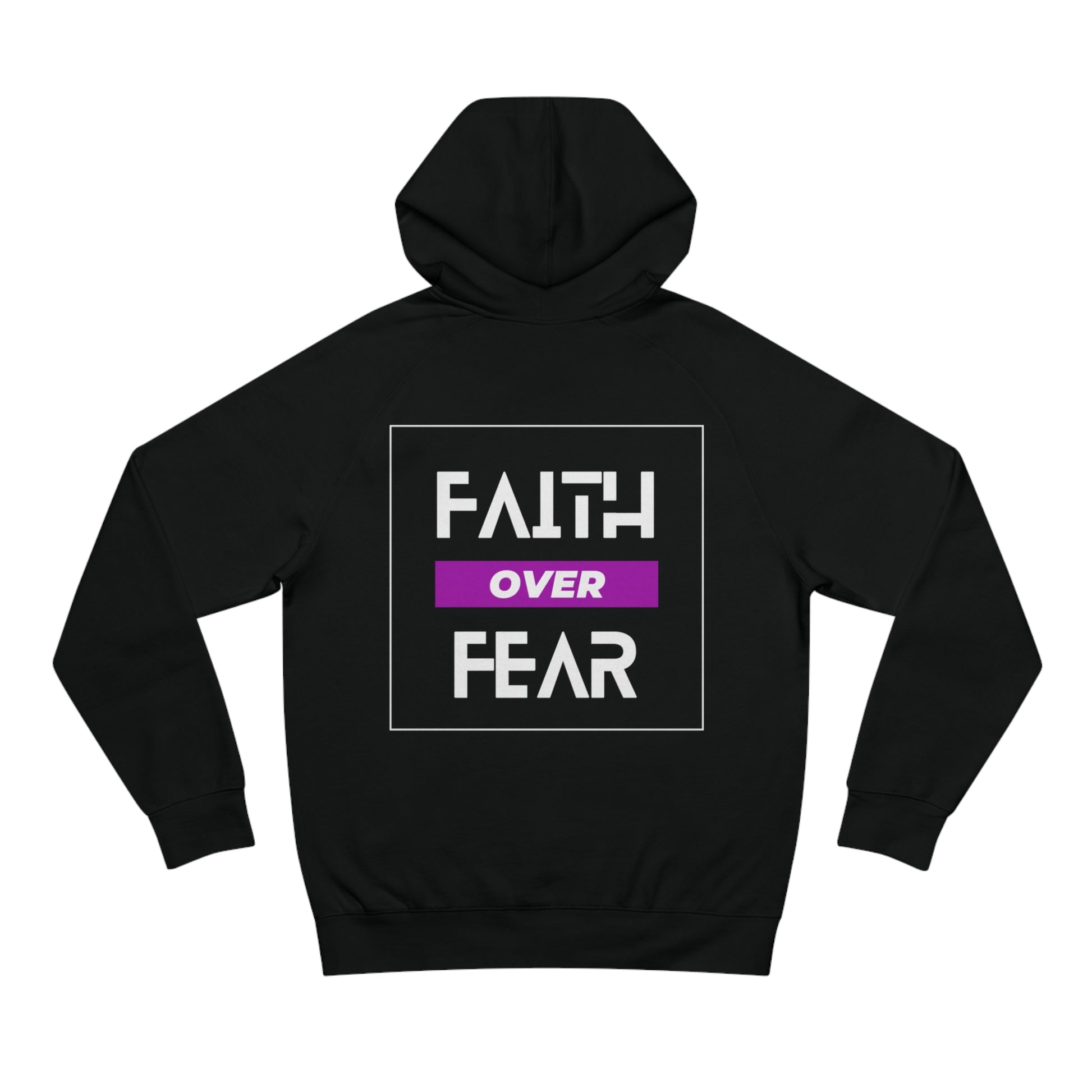 FAITH OVER FEAR Unisex Supply Hoodie I Bold FAITH OVER FEAR Hoodie - Unisex Fit I Comfort and Courage: FAITH OVER FEAR Hoodie I I Stay Strong In FAITH OVER FEAR - Unisex Hoodies