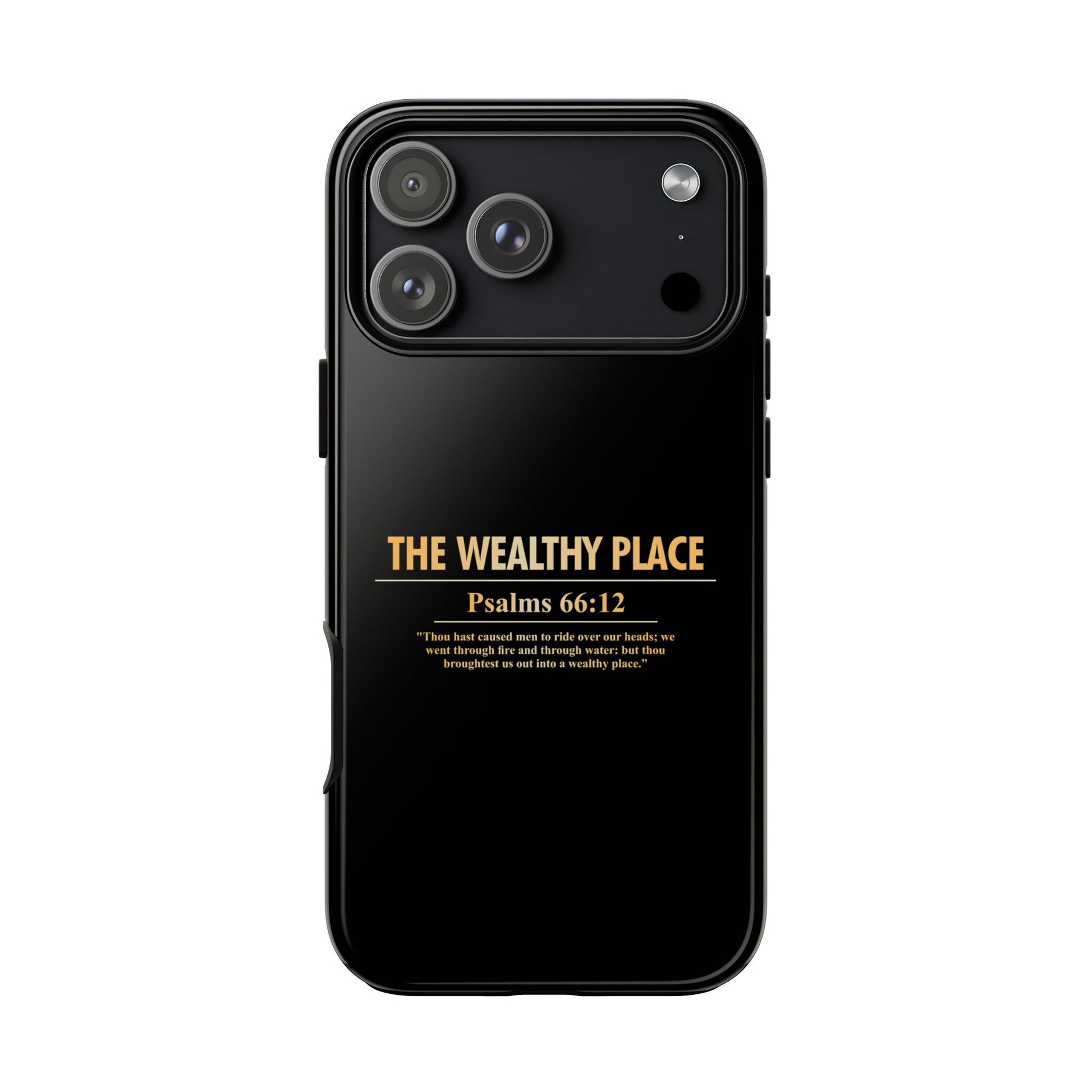 Phone Case — "The Wealthy Place" Minimalist Protective Tough Case