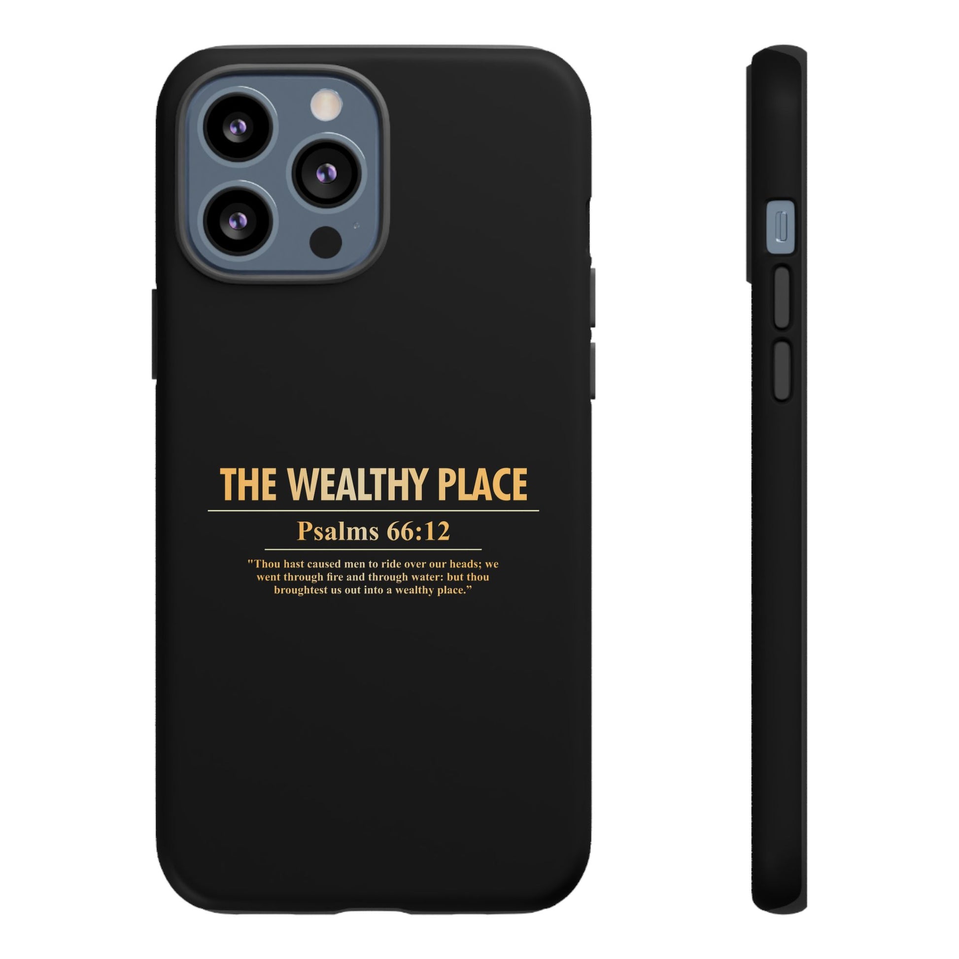 Phone Case — "The Wealthy Place" Minimalist Protective Tough Case