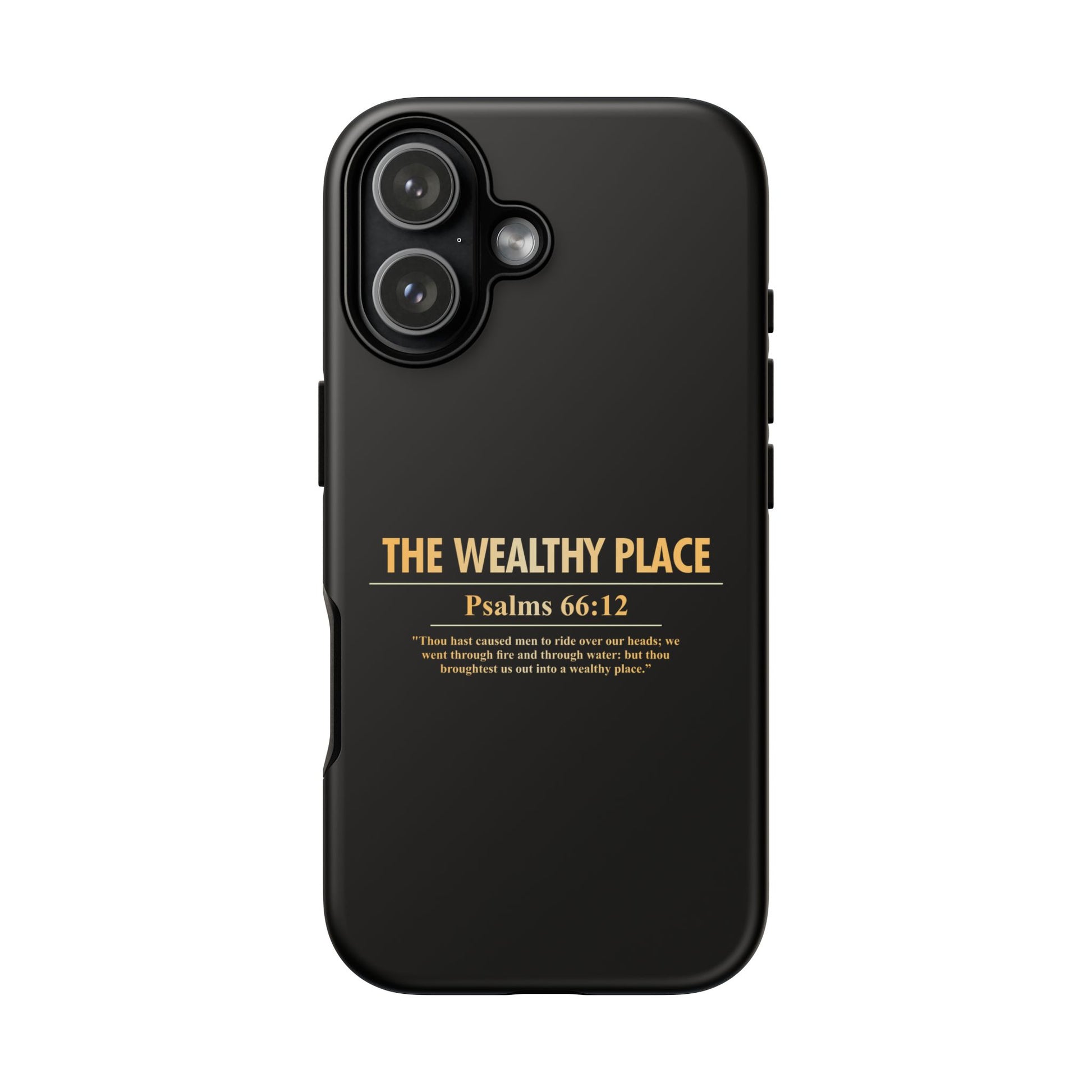 Phone Case — "The Wealthy Place" Minimalist Protective Tough Case