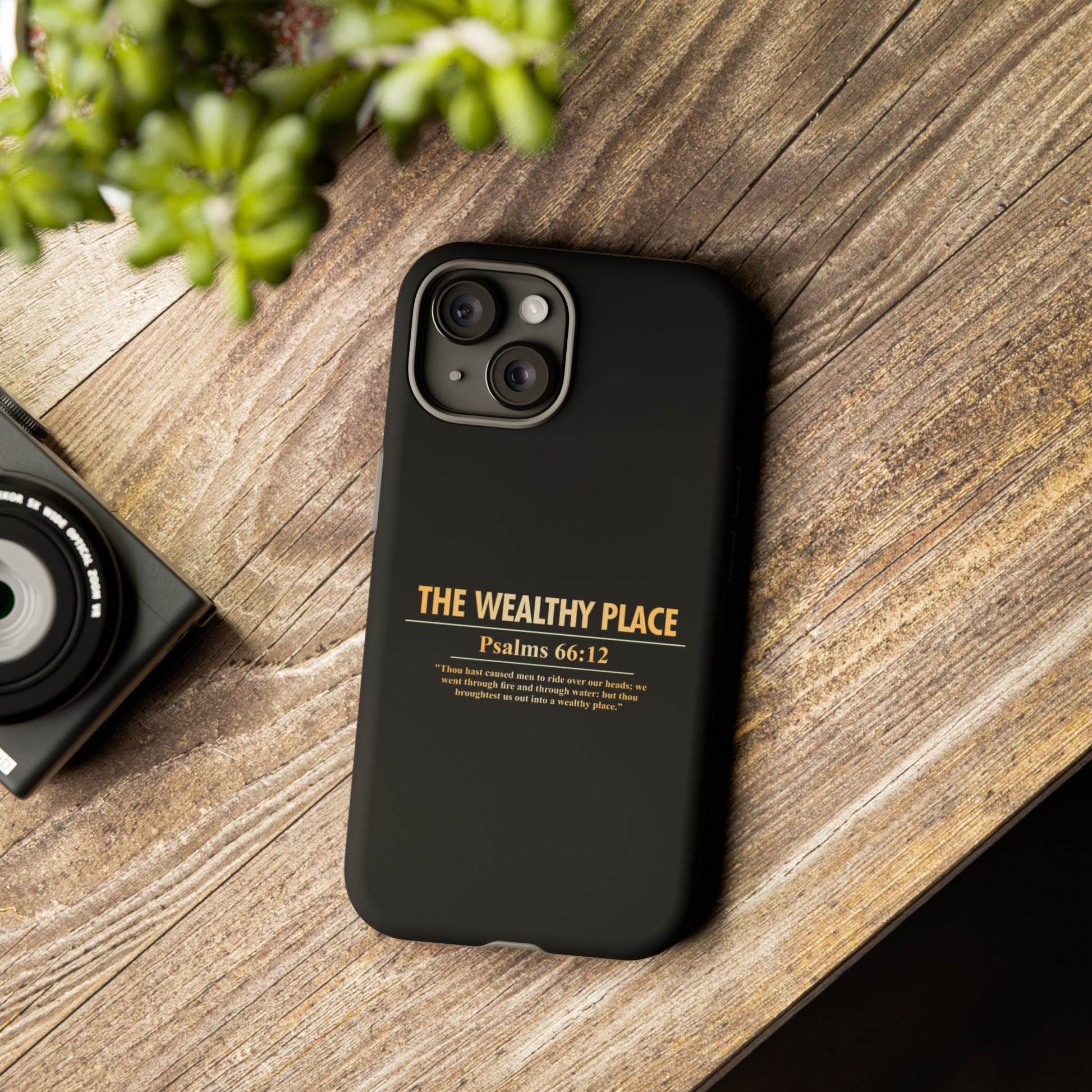 Phone Case — "The Wealthy Place" Minimalist Protective Tough Case