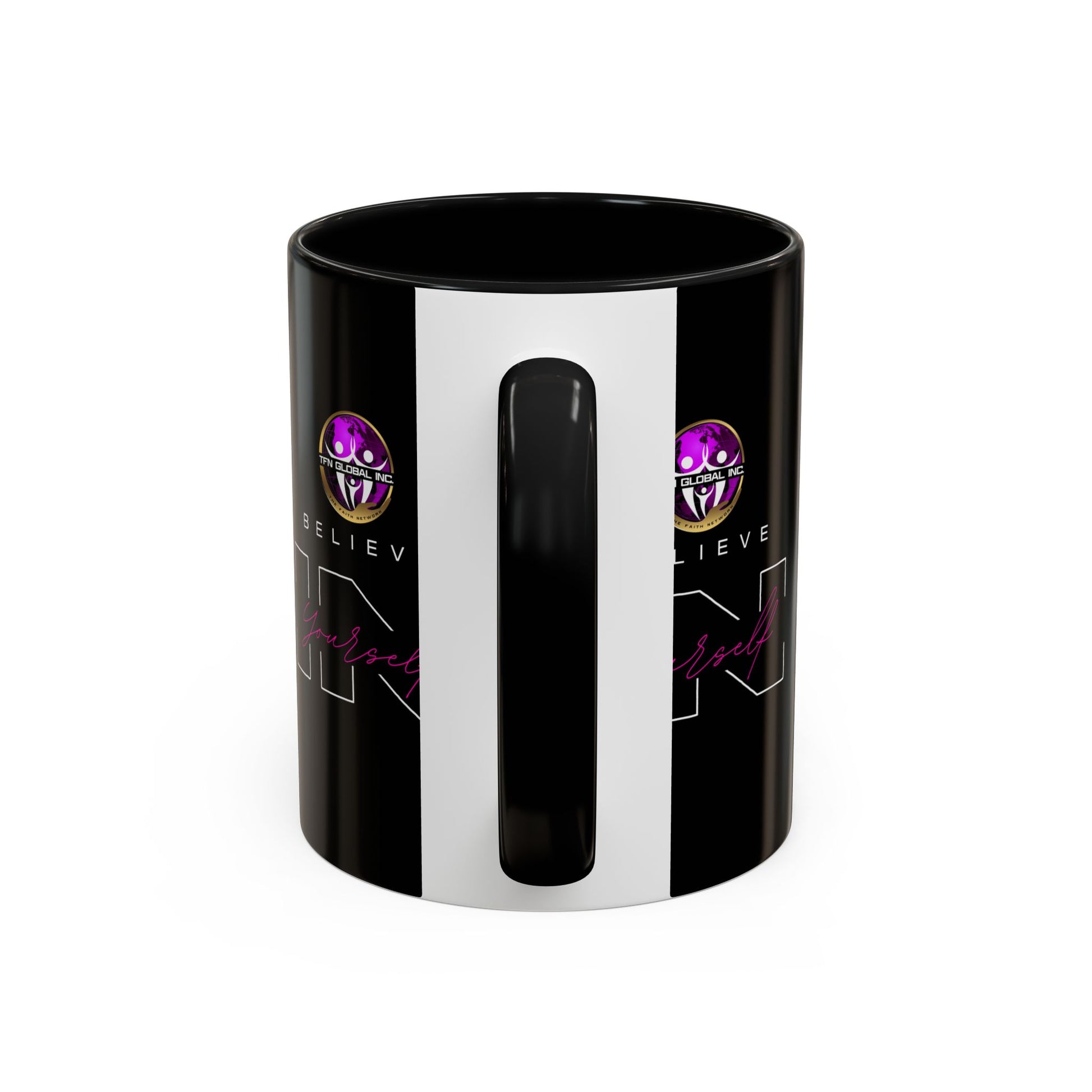 Believe in Yourself Accent Coffee Mug - 11oz I 15oz Accent Mug: Believe in Yourself Motivation I Empowering Believe in Yourself Motivation I Empowering Believe in Yourself Coffee Mug - 11oz I 15oz Accent Mug with Inspirational "Believe in Yourself" Print