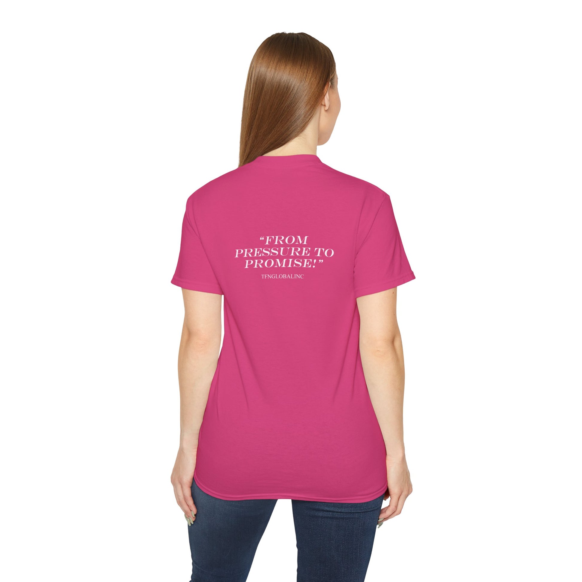 The Wealthy Place Tee — "From Pressure to Promise" Inspirational Christian T-Shirt