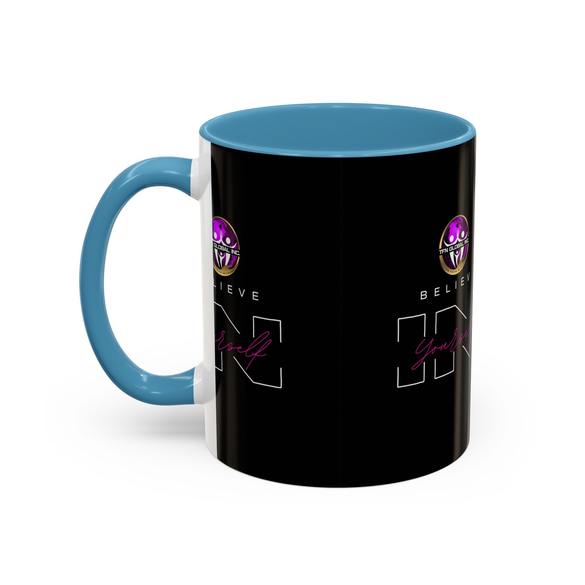 Believe in Yourself Accent Coffee Mug - 11oz I 15oz Accent Mug: Believe in Yourself Motivation I Empowering Believe in Yourself Motivation I Empowering Believe in Yourself Coffee Mug - 11oz I 15oz Accent Mug with Inspirational "Believe in Yourself" Print