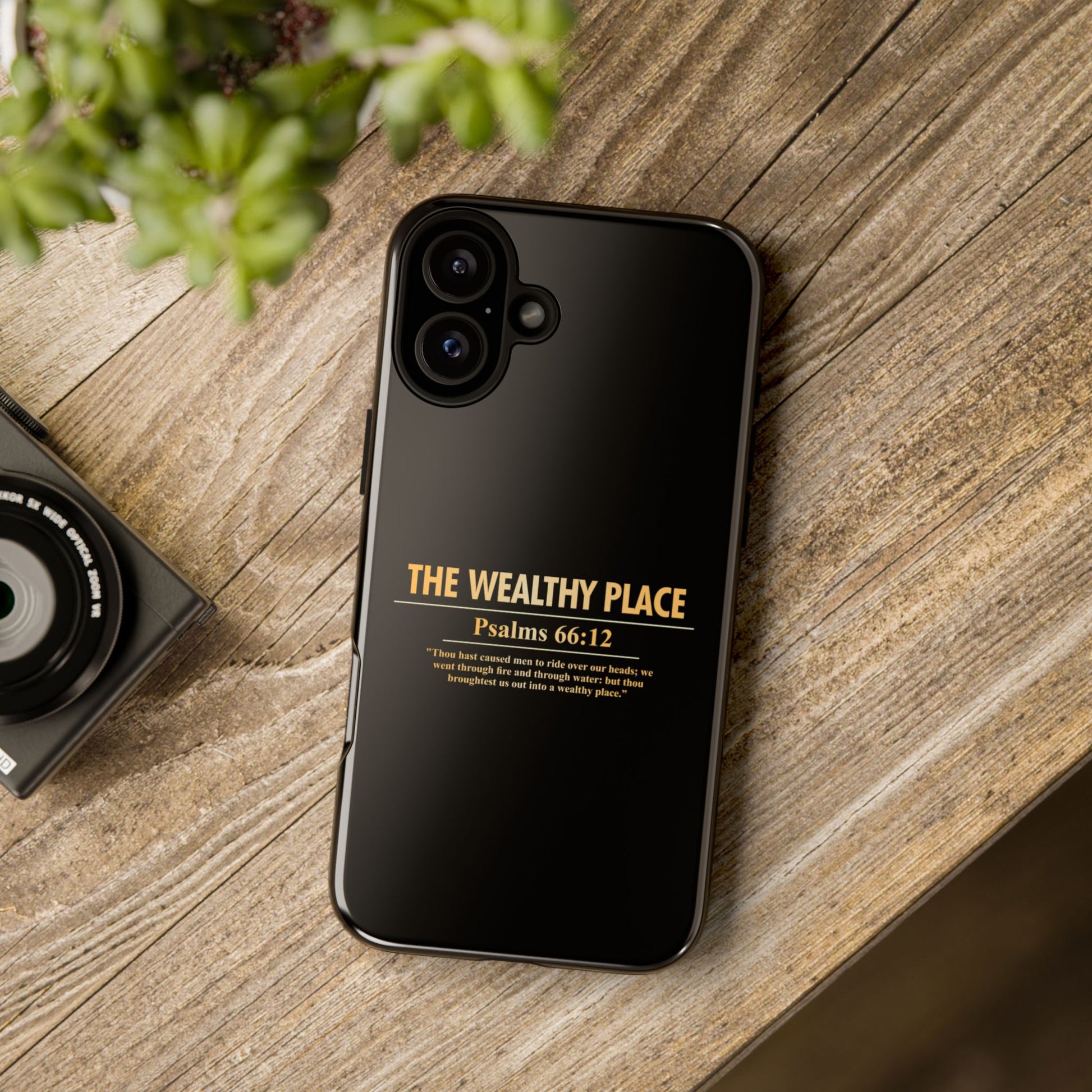 Phone Case — "The Wealthy Place" Minimalist Protective Tough Case