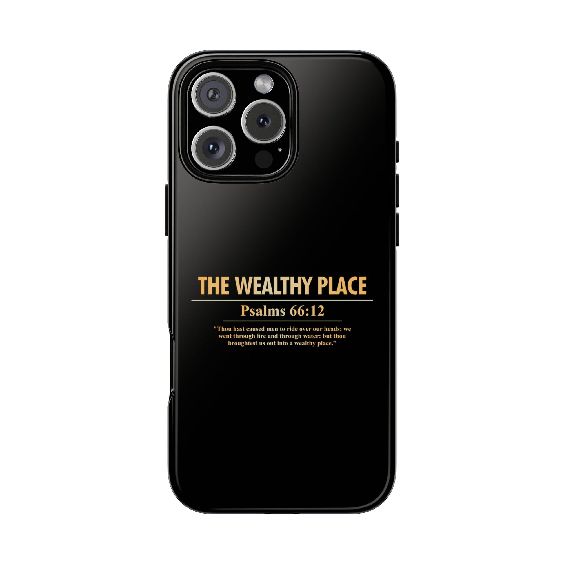 Phone Case — "The Wealthy Place" Minimalist Protective Tough Case