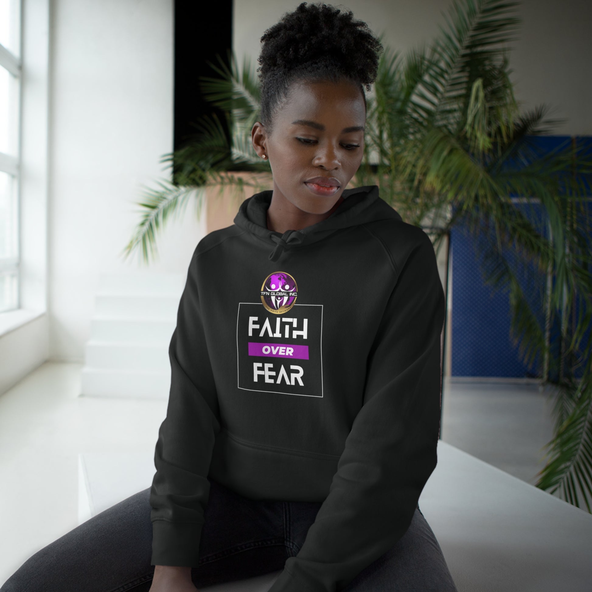 FAITH OVER FEAR Unisex Supply Hoodie I Bold FAITH OVER FEAR Hoodie - Unisex Fit I Comfort and Courage: FAITH OVER FEAR Hoodie I I Stay Strong In FAITH OVER FEAR - Unisex Hoodies