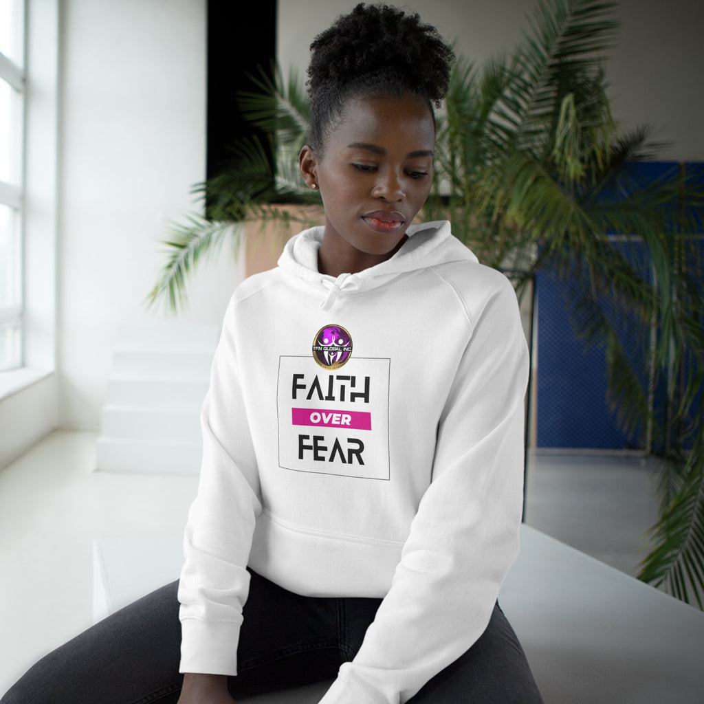 FAITH OVER FEAR Unisex Supply Hoodie I Bold FAITH OVER FEAR Hoodie - Unisex Fit I Comfort and Courage: FAITH OVER FEAR Hoodie I I Stay Strong In FAITH OVER FEAR - Unisex Hoodies